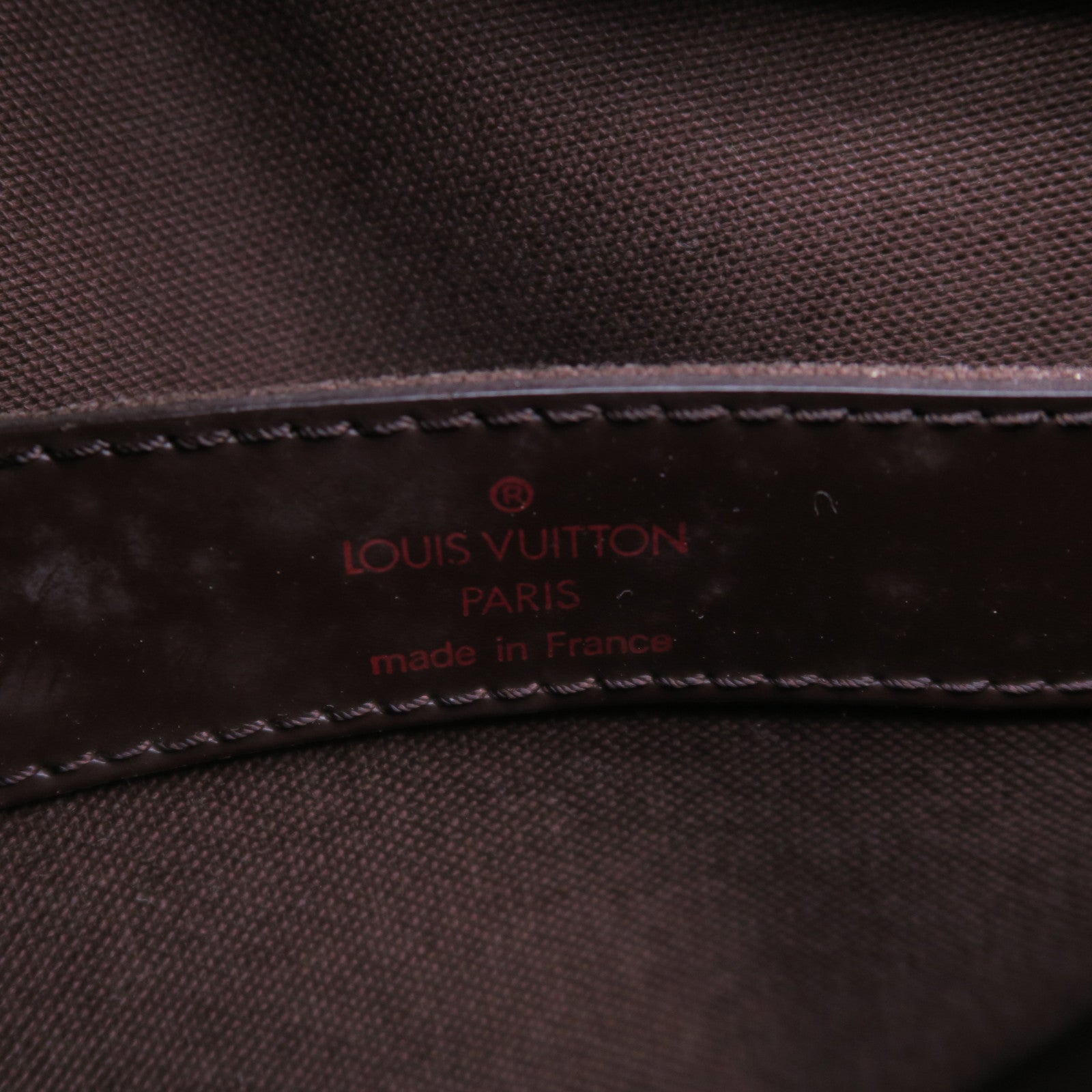 LOUIS VUITTON Damier Ebene Naviglio金扣肩背袋啡色