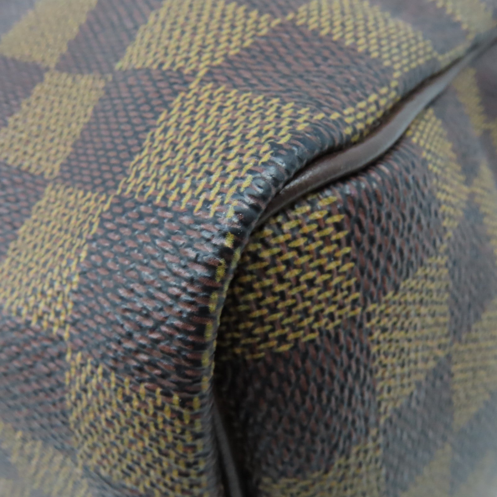 LOUIS VUITTON Damier Speedy 25金扣手挽袋啡色