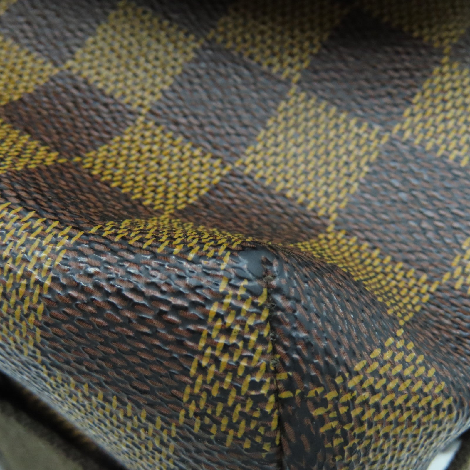 LOUIS VUITTON 【激減優惠】Damier Brooklyn GM金扣肩背袋棕色