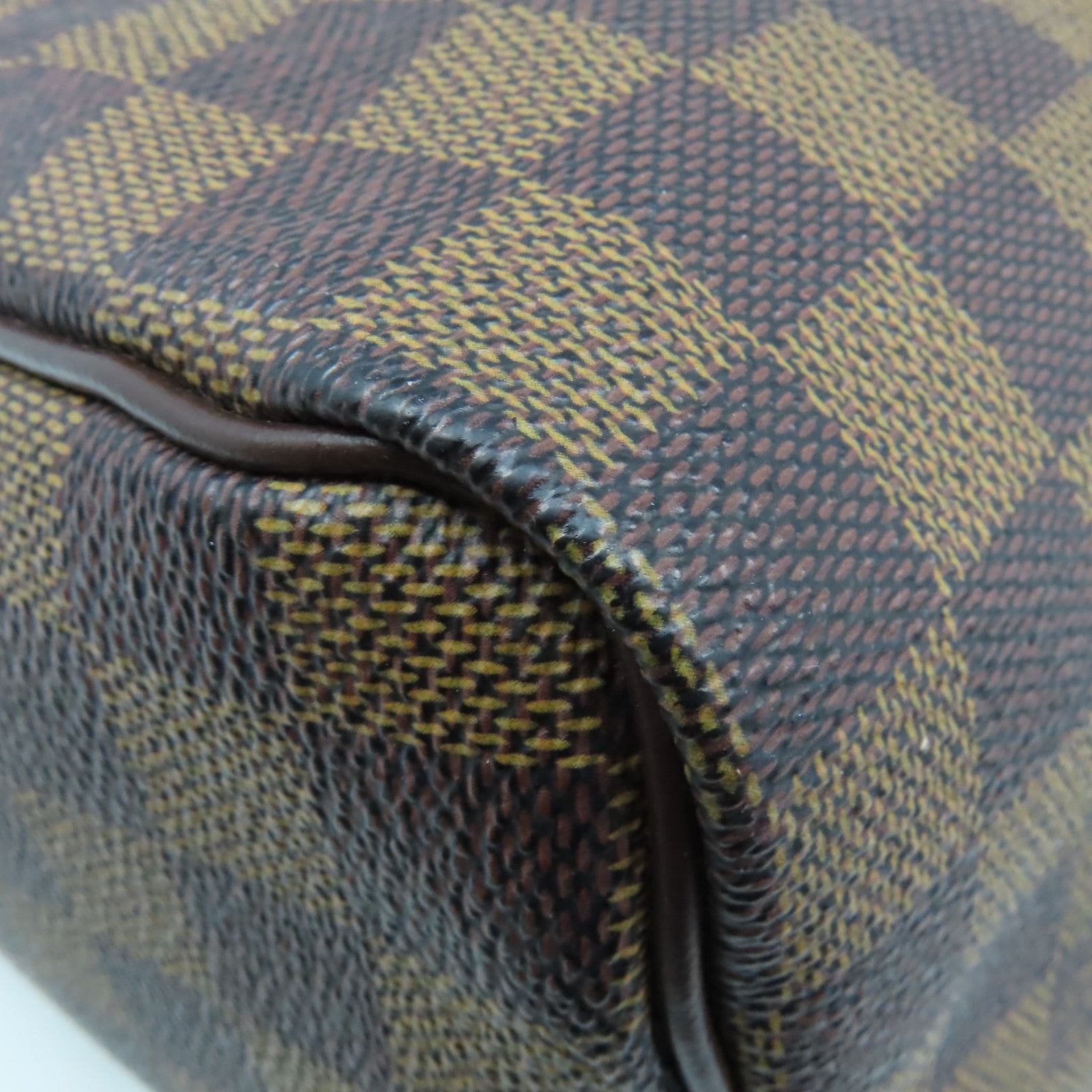 LOUIS VUITTON Damier Speedy 25金扣手挽袋啡色