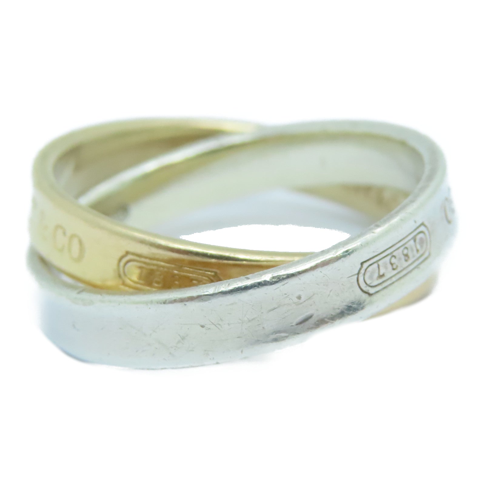 TIFFANY＆CO 【激減優惠】18K玫瑰金/925純銀Ring戒指US#6.75