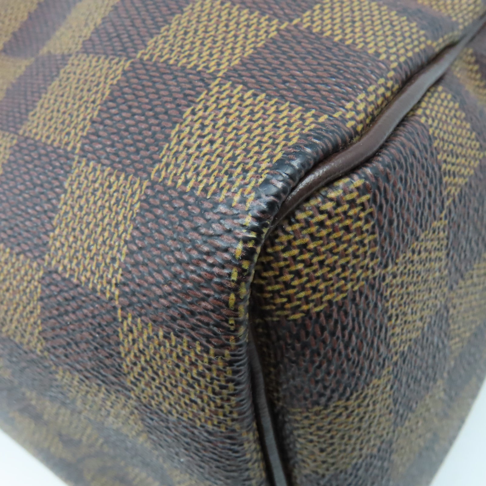 LOUIS VUITTON Damier Speedy 25金扣手挽袋啡色