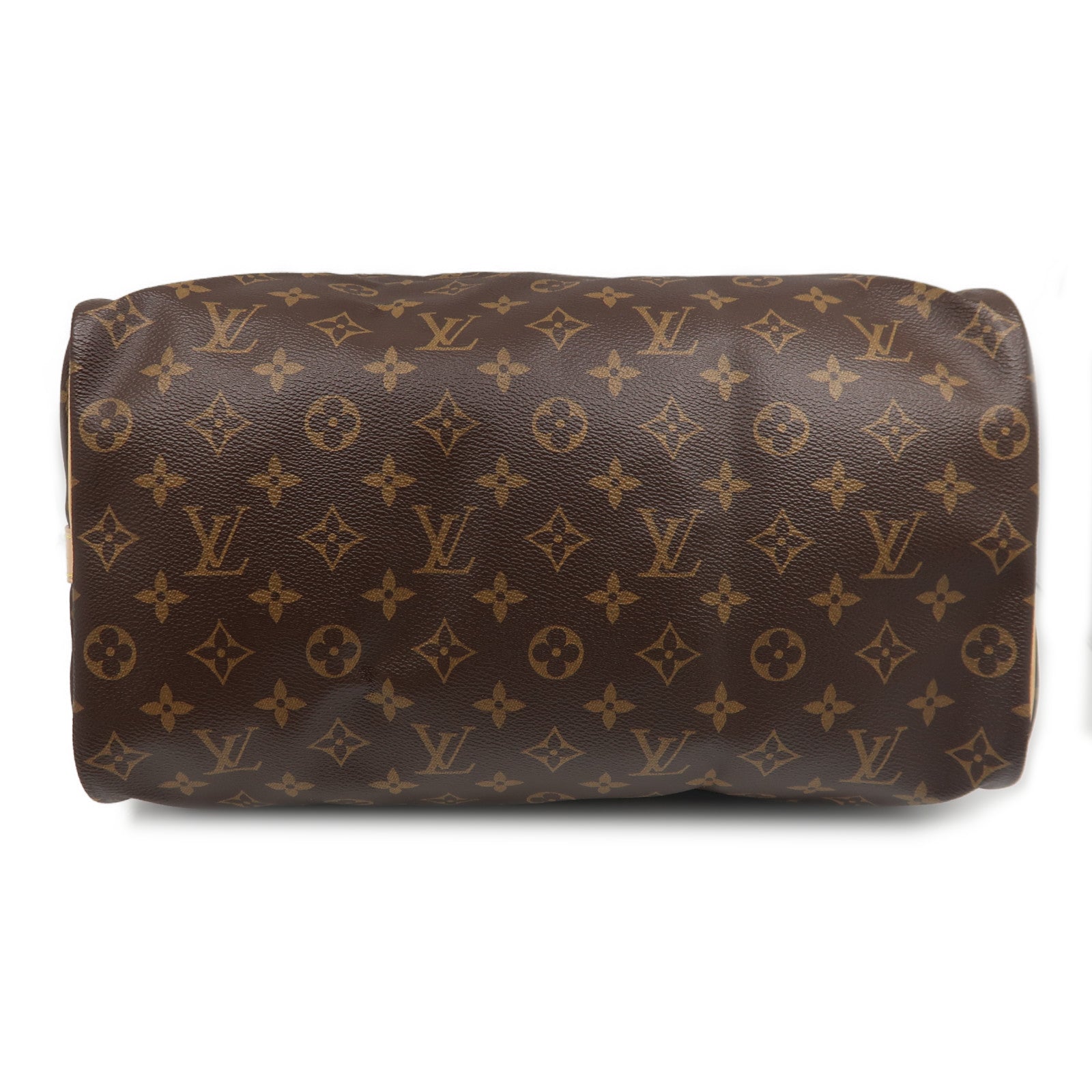 LOUIS VUITTON Monogram Speedy Bandouliere 35金扣手挽肩背兩用袋啡色