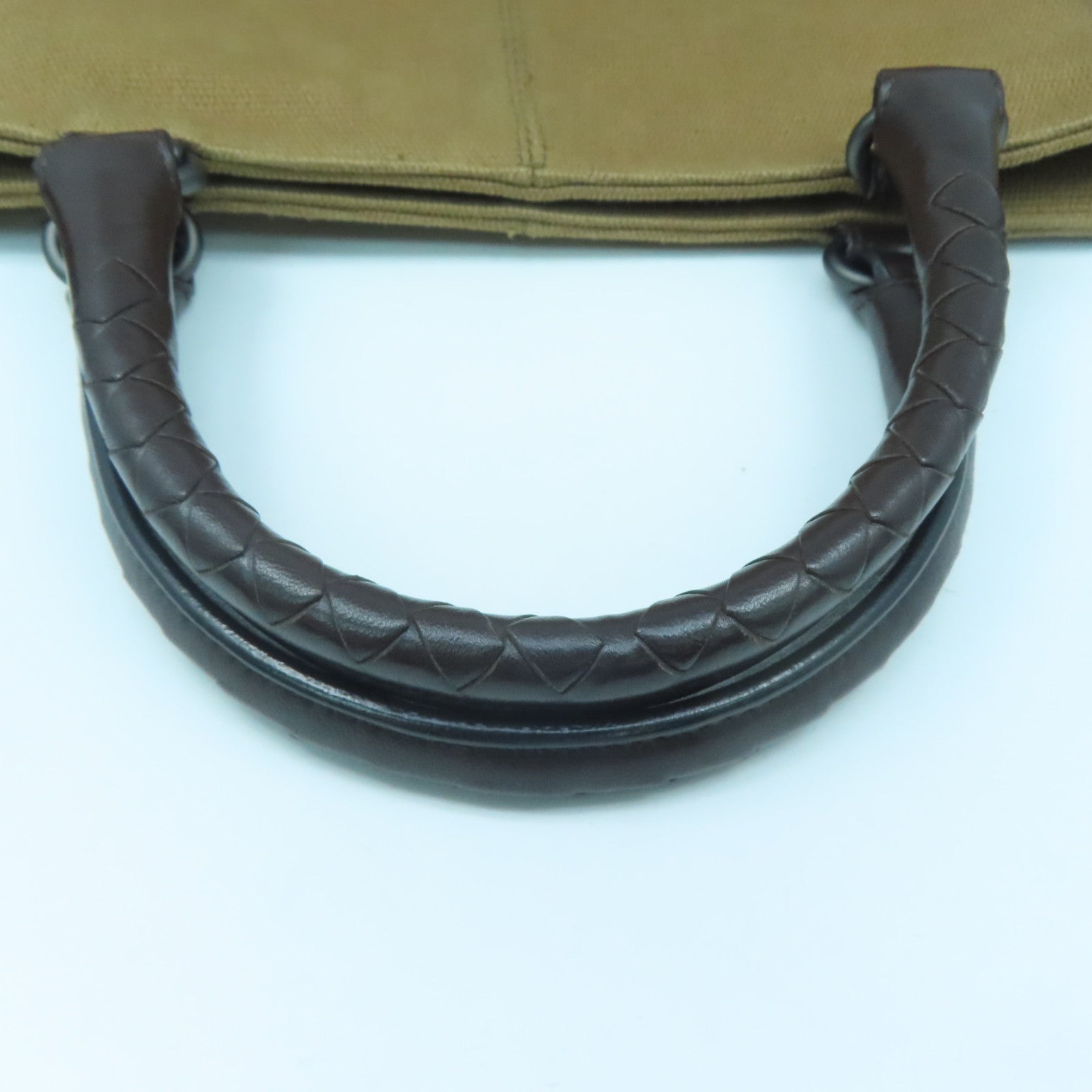 BOTTEGA VENETA Canvas 2way Shoulder Bag Handle Shoulder Bag Brown