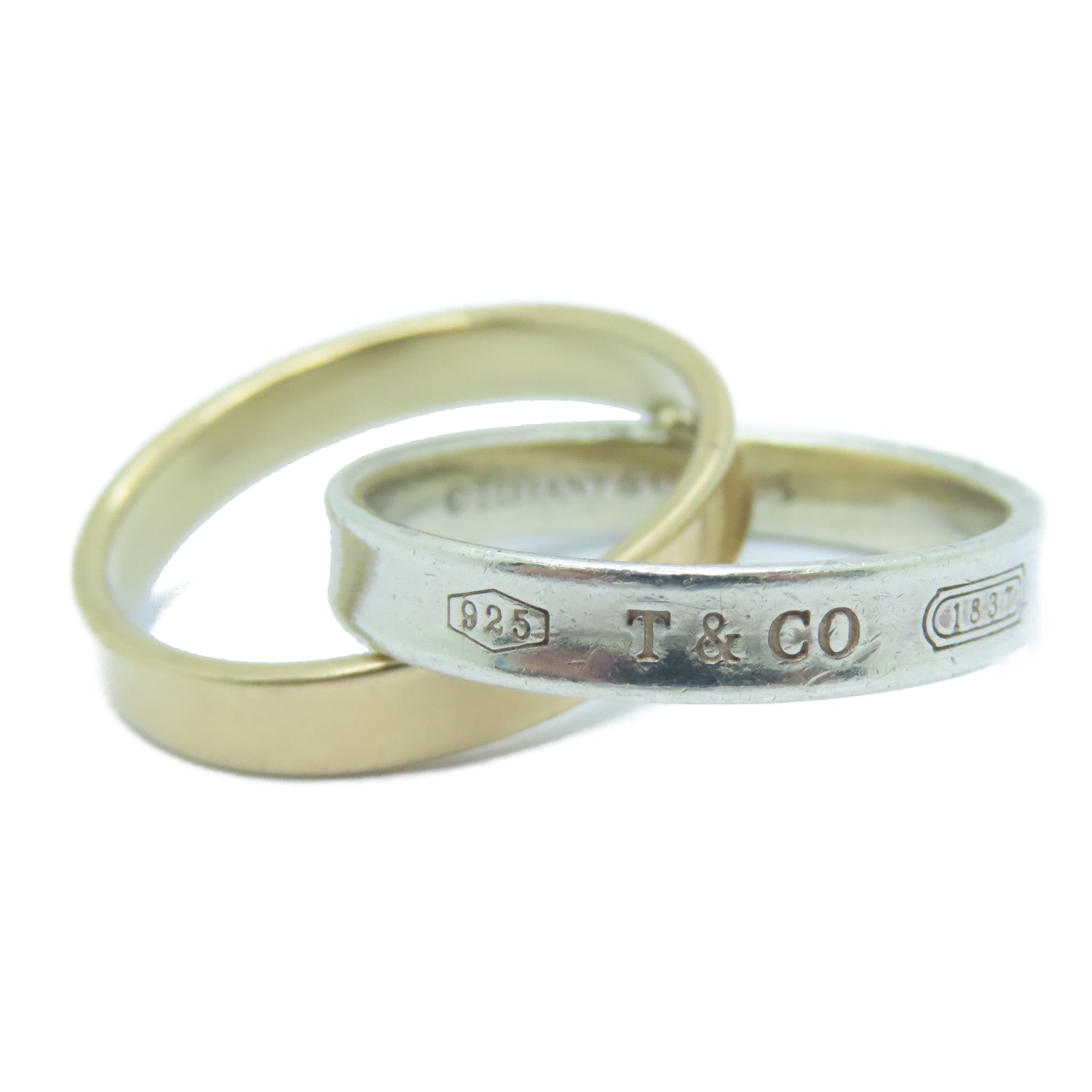 TIFFANY＆CO 【激減優惠】18K玫瑰金/925純銀Ring戒指US#6.75