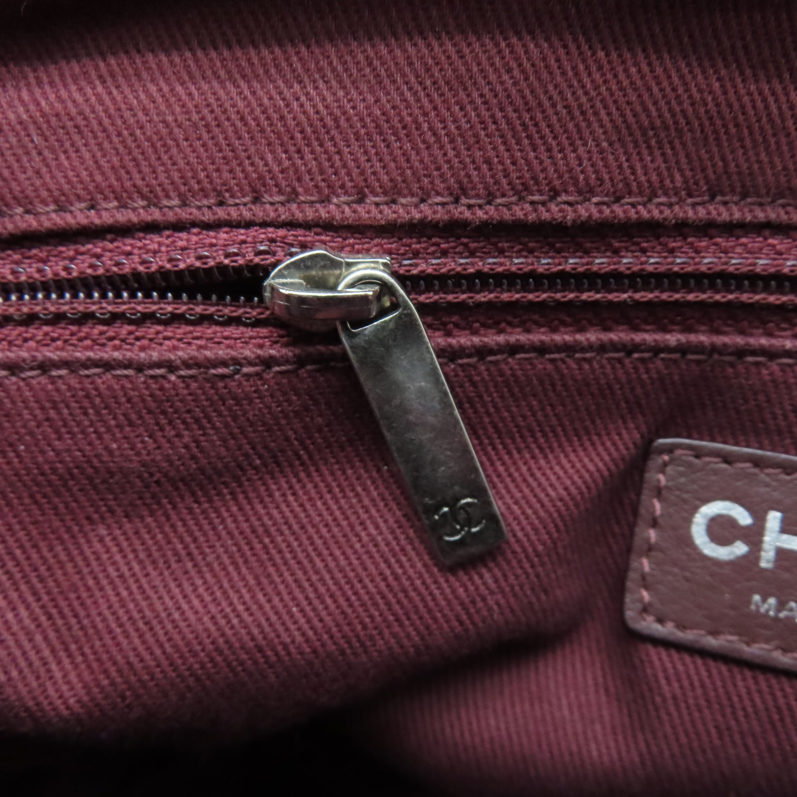 CHANEL 【激減優惠】菱格牛皮皮革Chain Shoulder銀扣鏈帶肩背袋黑色