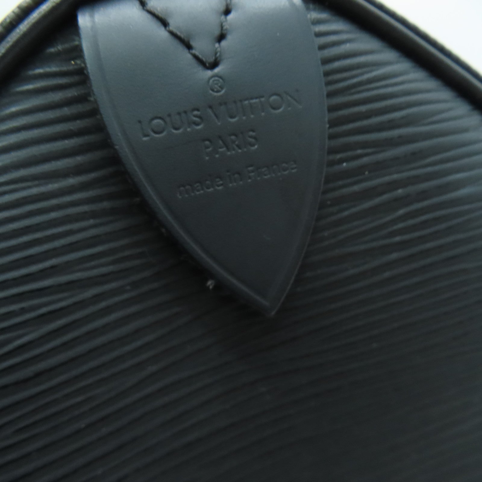LOUIS VUITTON Epi Speedy 30银扣手挽袋黑色