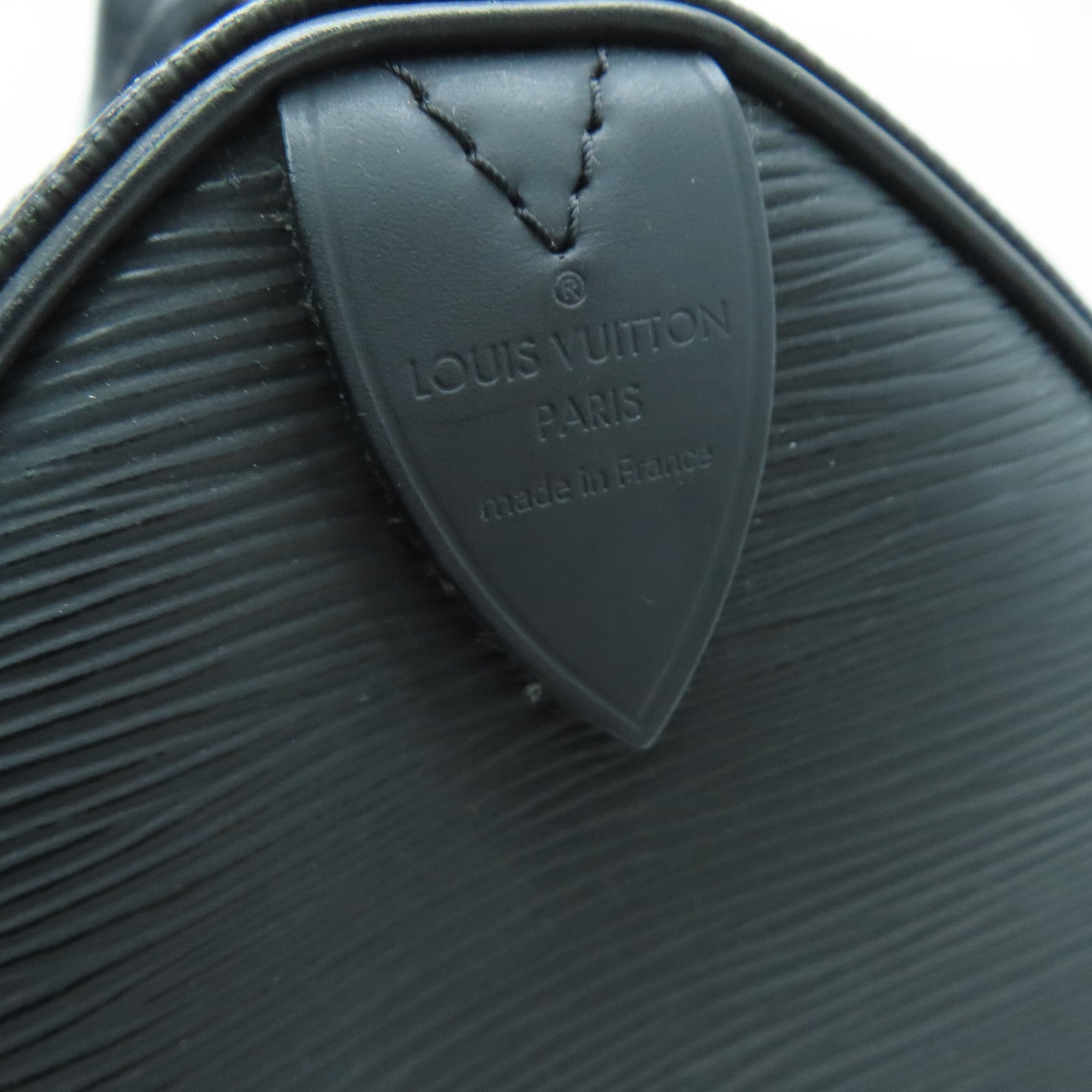 LOUIS VUITTON Epi Speedy 30银扣手挽袋黑色
