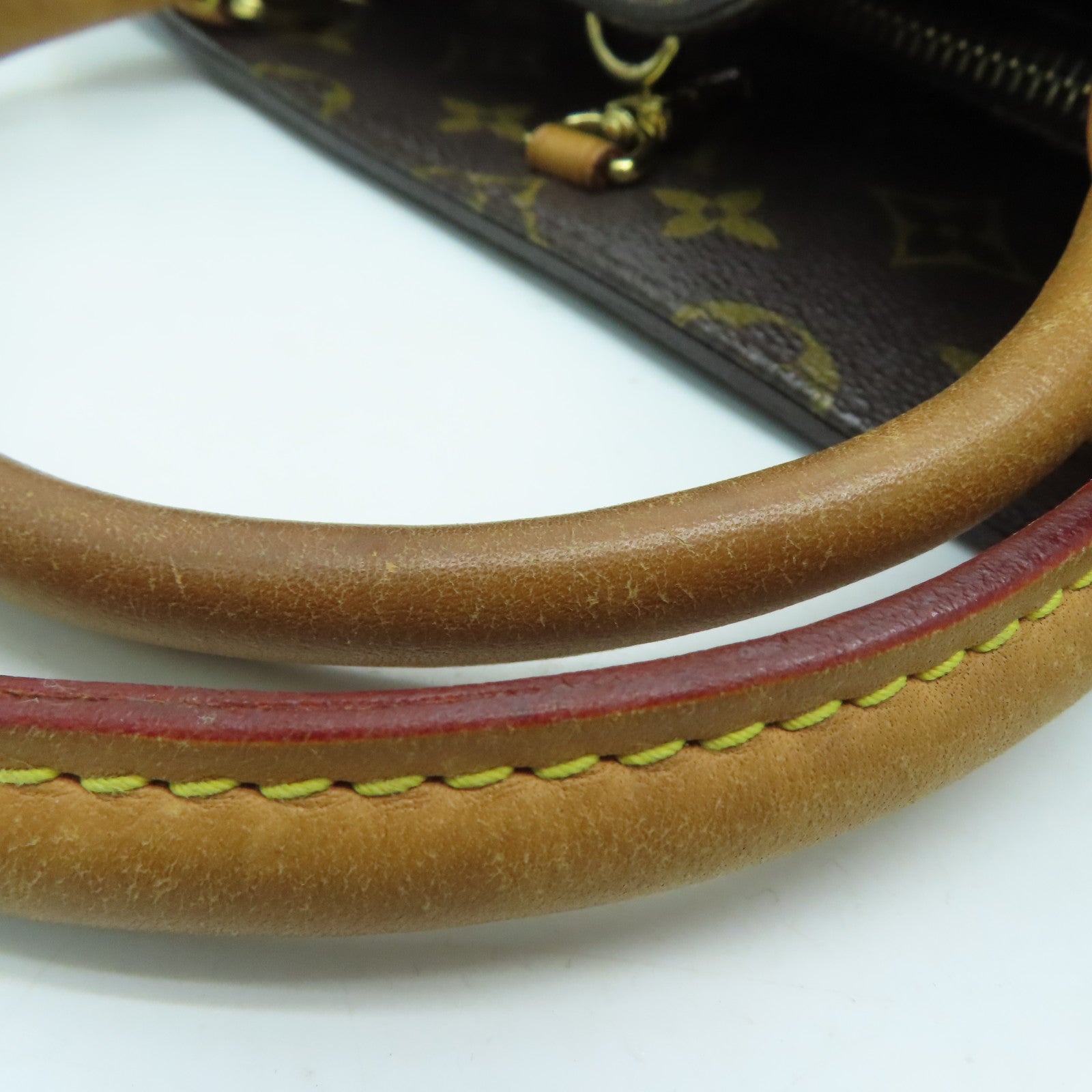 LOUIS VUITTON Monogram Montaigne MM金扣手挽肩背两用袋啡色