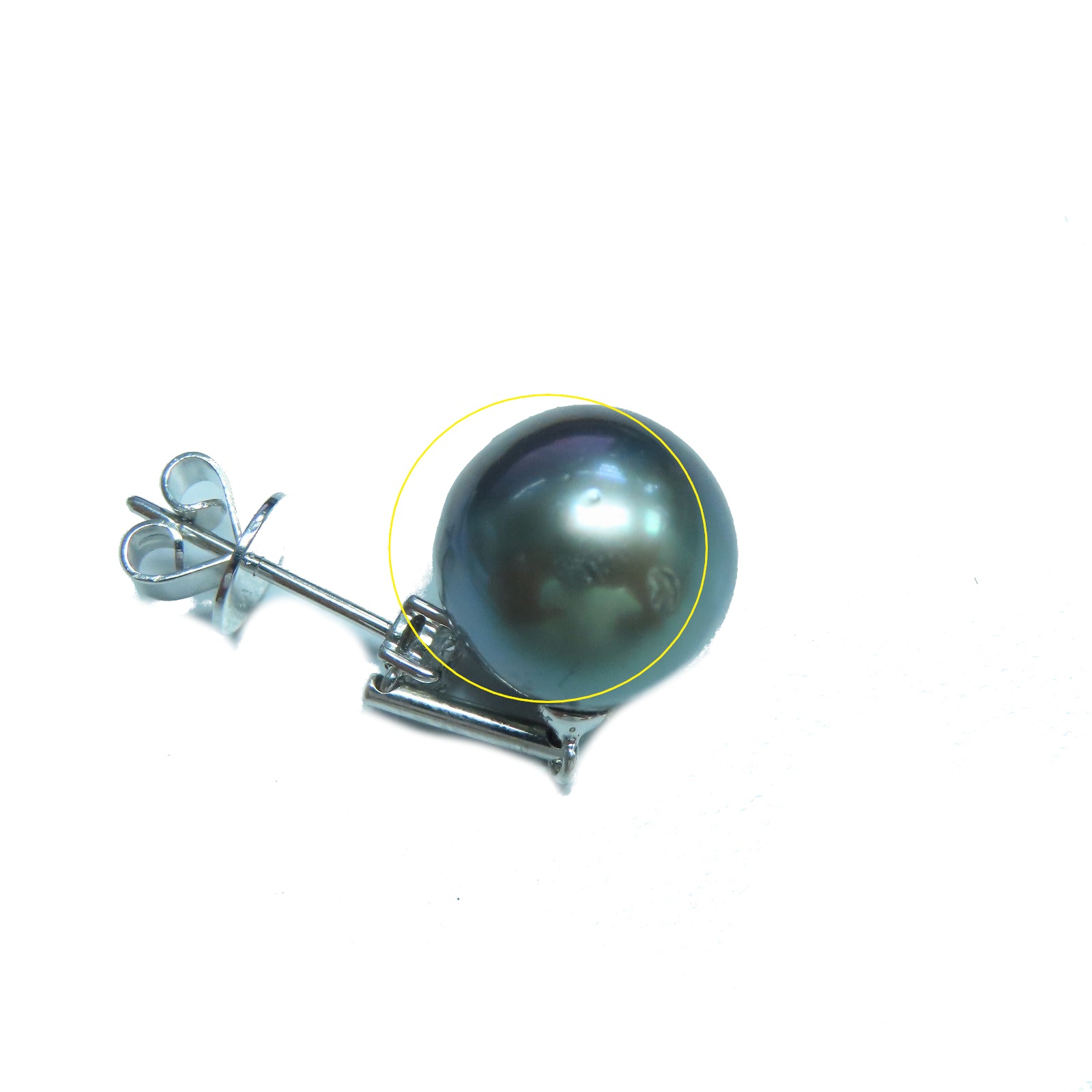 JEWELRY 【激減優惠】18K白金Pearl Earrings珍珠鑽石耳環