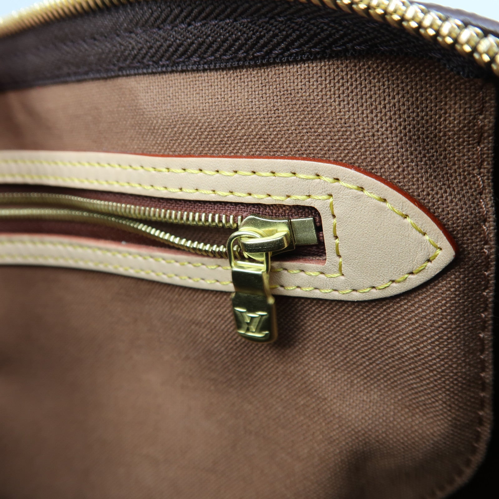 LOUIS VUITTON Monogram Speedy Bandouliere 35金扣手挽肩背兩用袋啡色