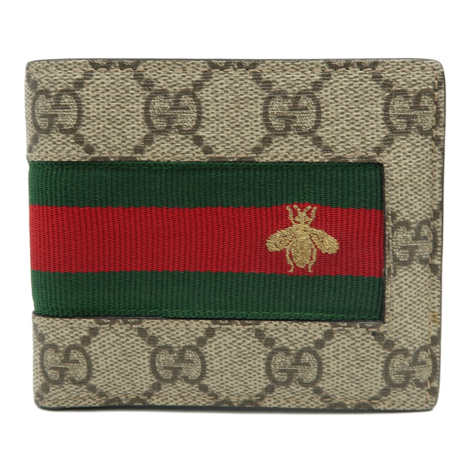 GUCCI 塗層帆布Ophidia GG Wallet錢包啡色