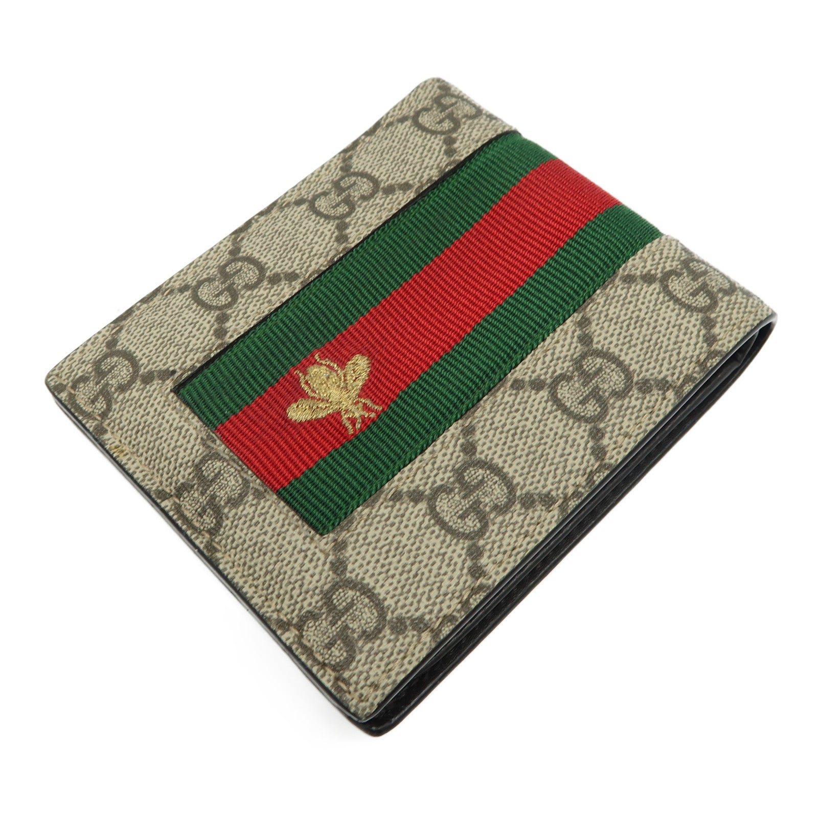 GUCCI 塗層帆布Ophidia GG Wallet錢包啡色