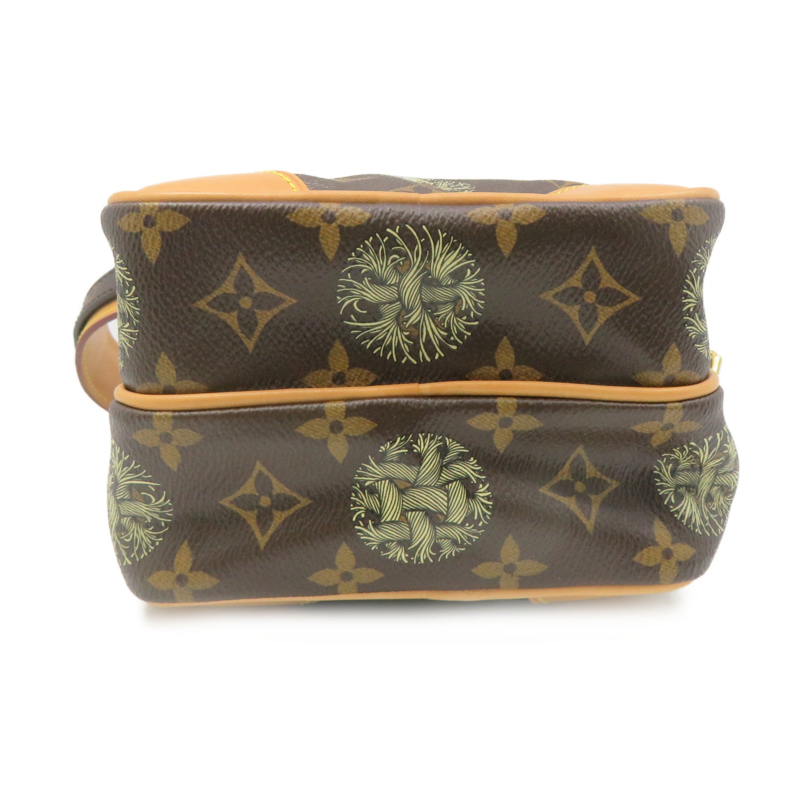 LOUIS VUITTON Monogram Christopher Nemeth Amazon金扣肩背袋Brown