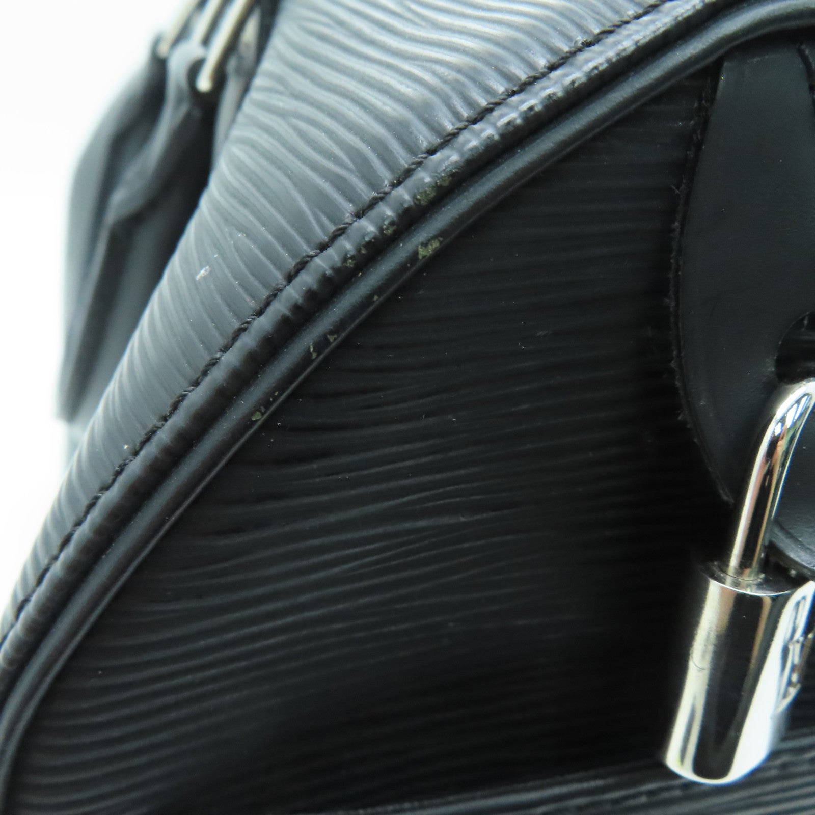 LOUIS VUITTON Epi Speedy 30银扣手挽袋黑色