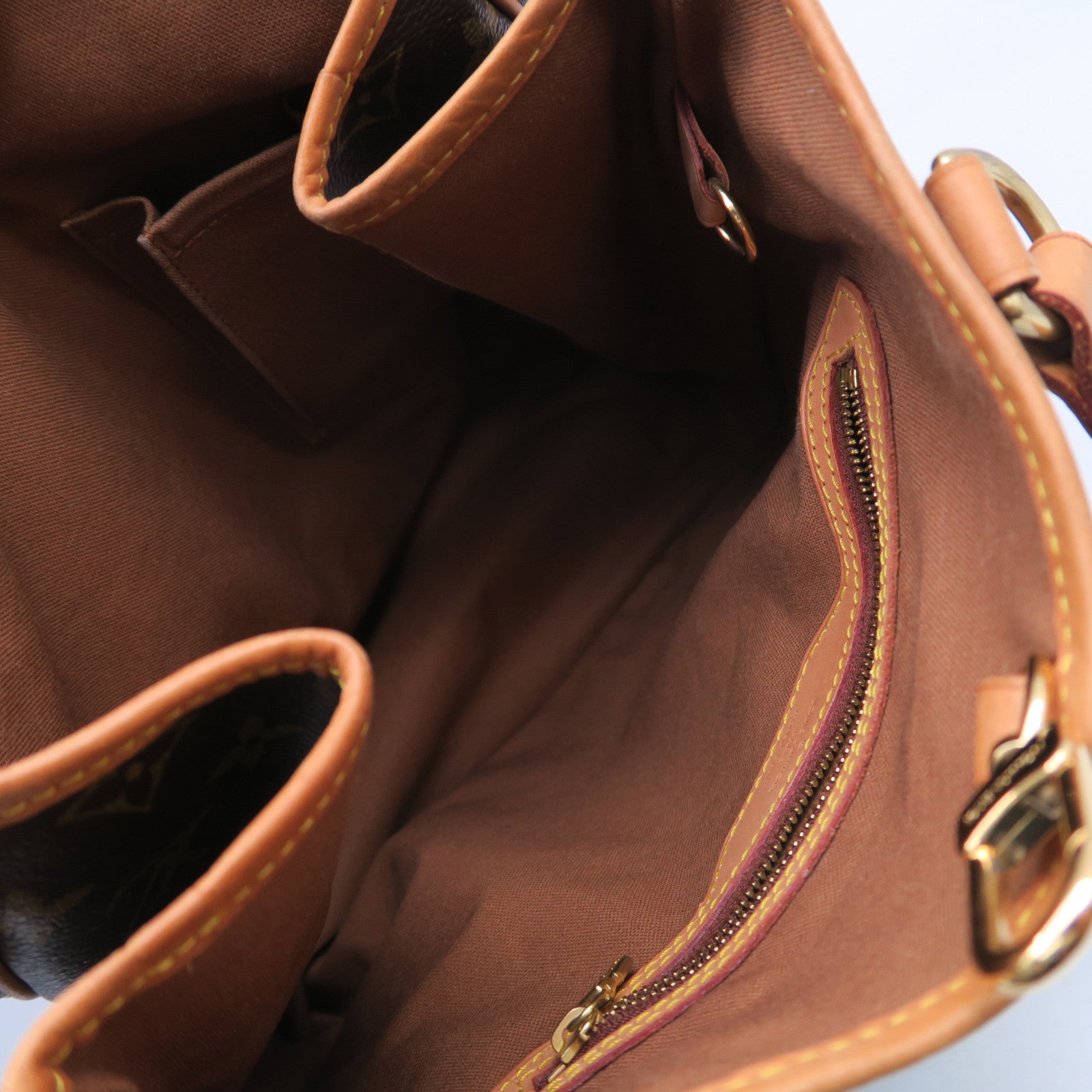 LOUIS VUITTON Monogram Batignolles Vertical金扣肩背袋啡色