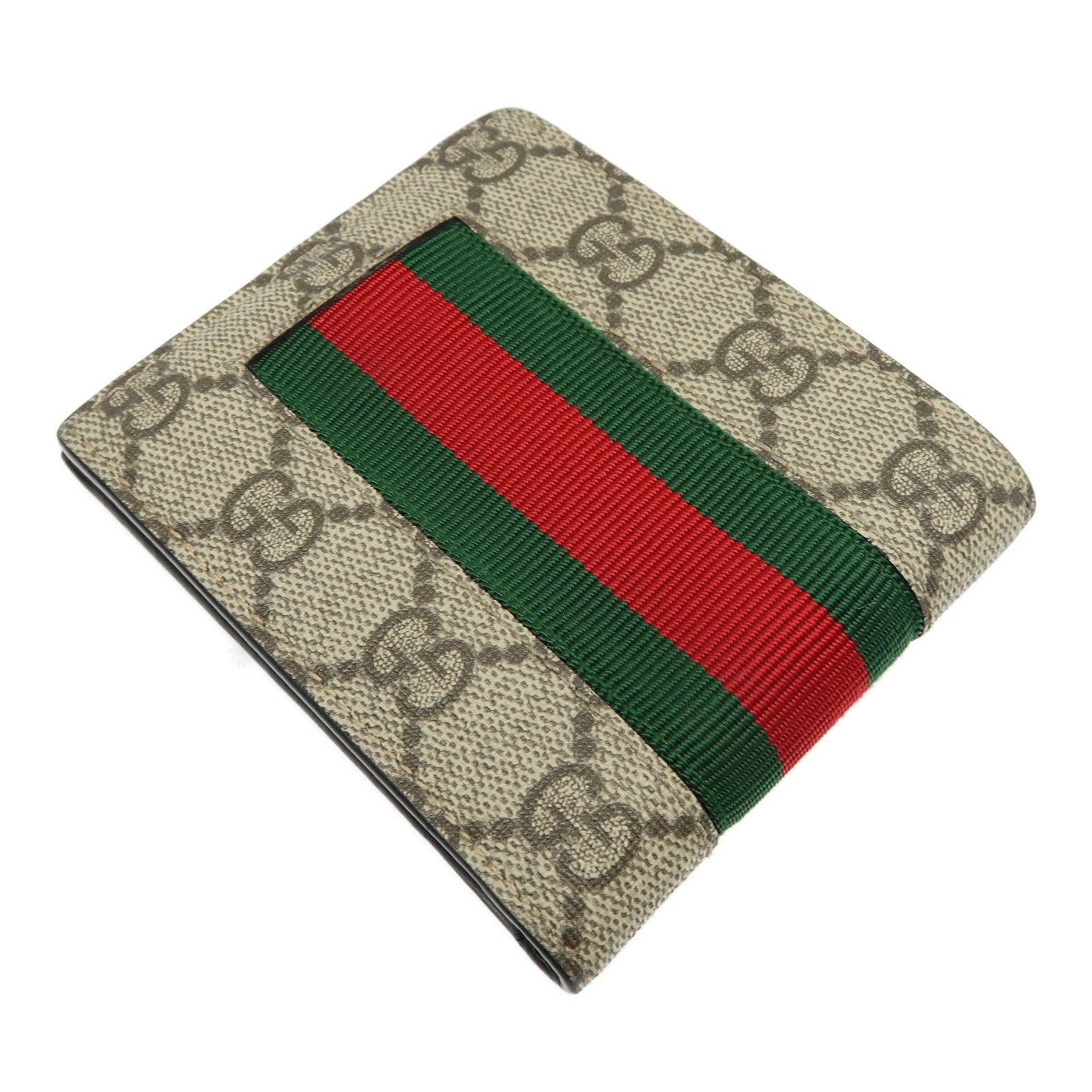 GUCCI 塗層帆布Ophidia GG Wallet錢包啡色