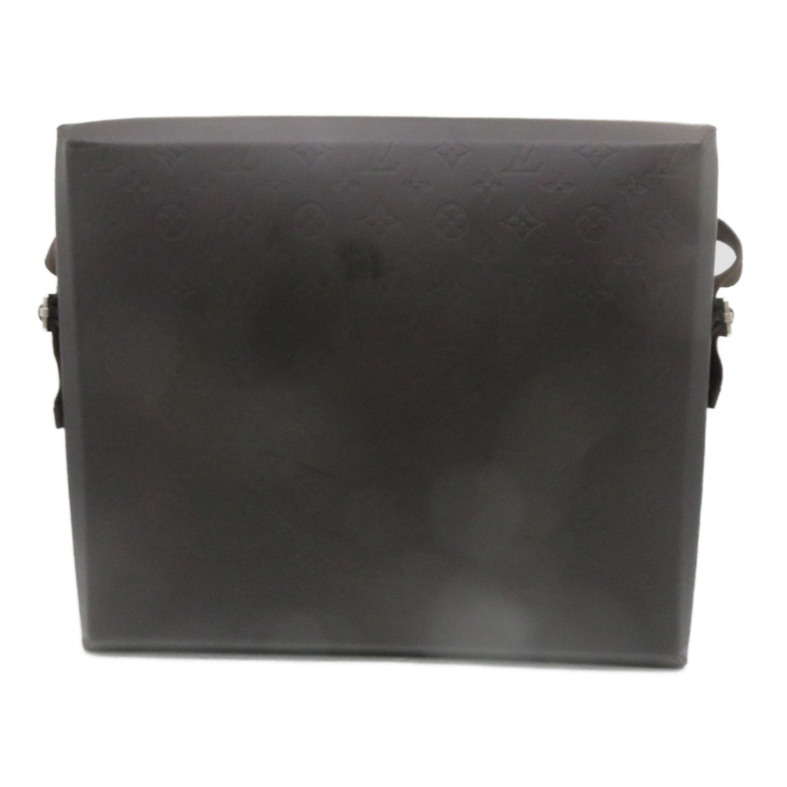 LOUIS VUITTON 【激减优惠】Monogram Glace Steve银扣链带肩背袋啡色
