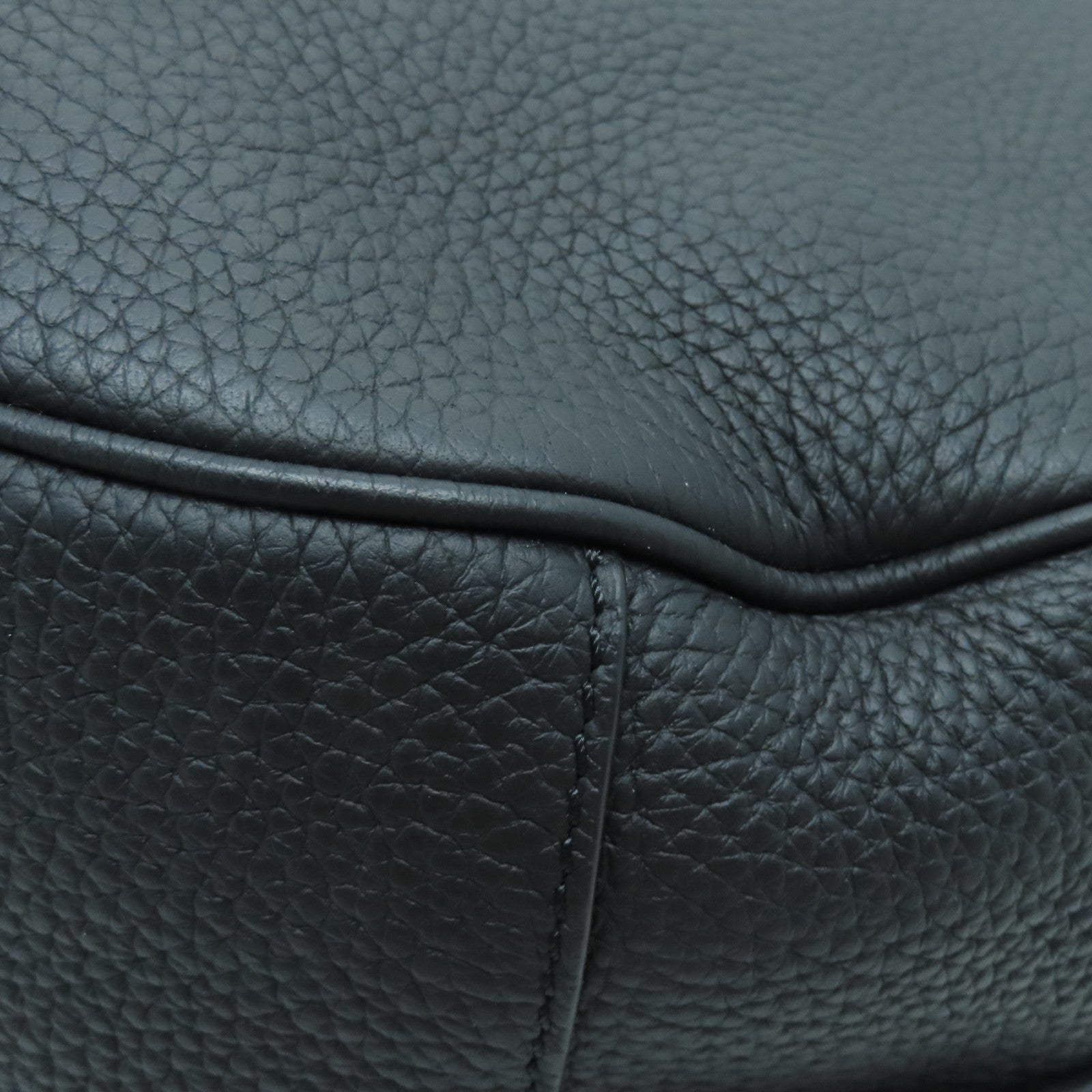 Dior 牛皮皮革2way Shoulder Bag銀扣手挽肩背兩用袋黑色