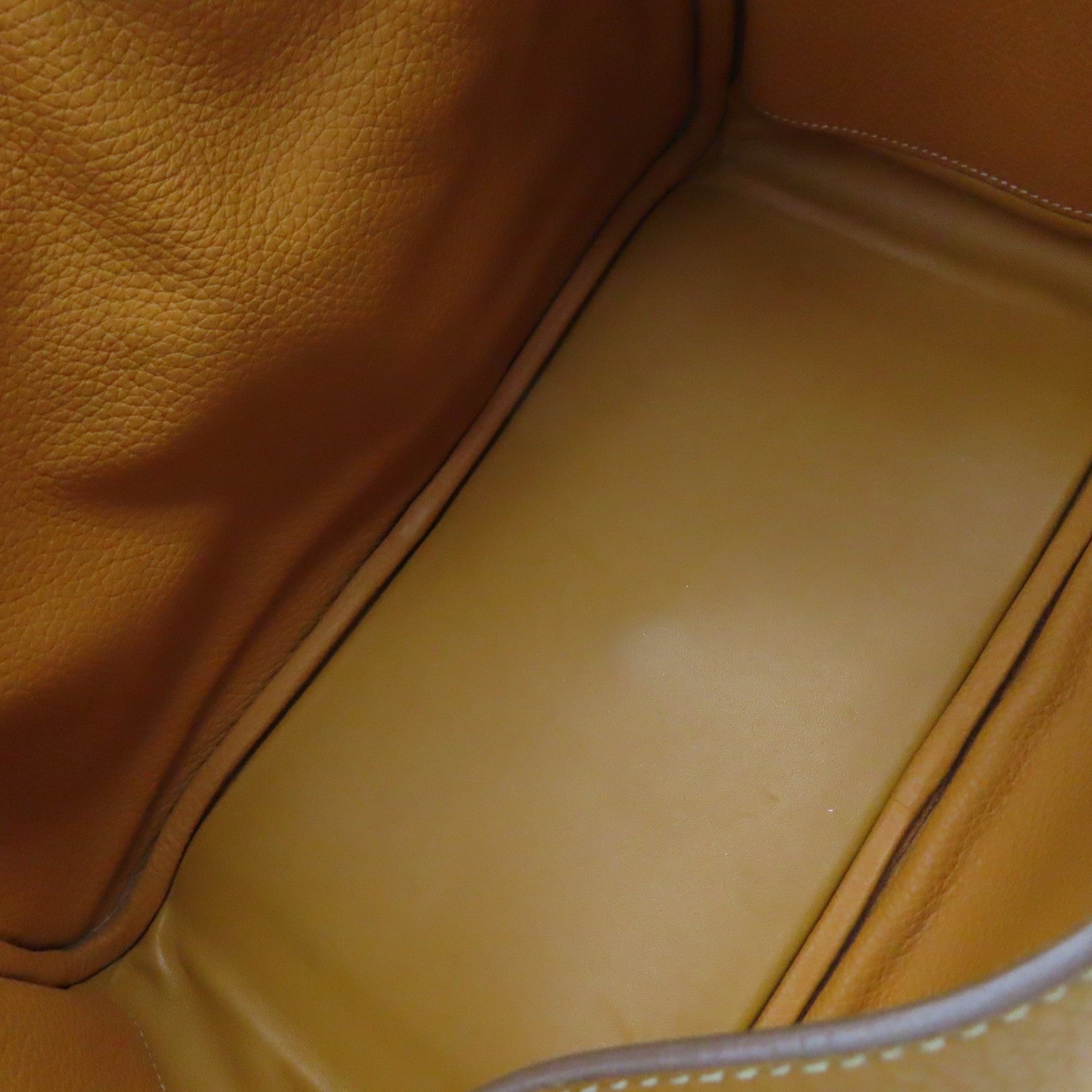 HERMES Clemence皮革Lindy 34 Shoulder Bag銀扣肩背袋Moutarde 芥末黃色