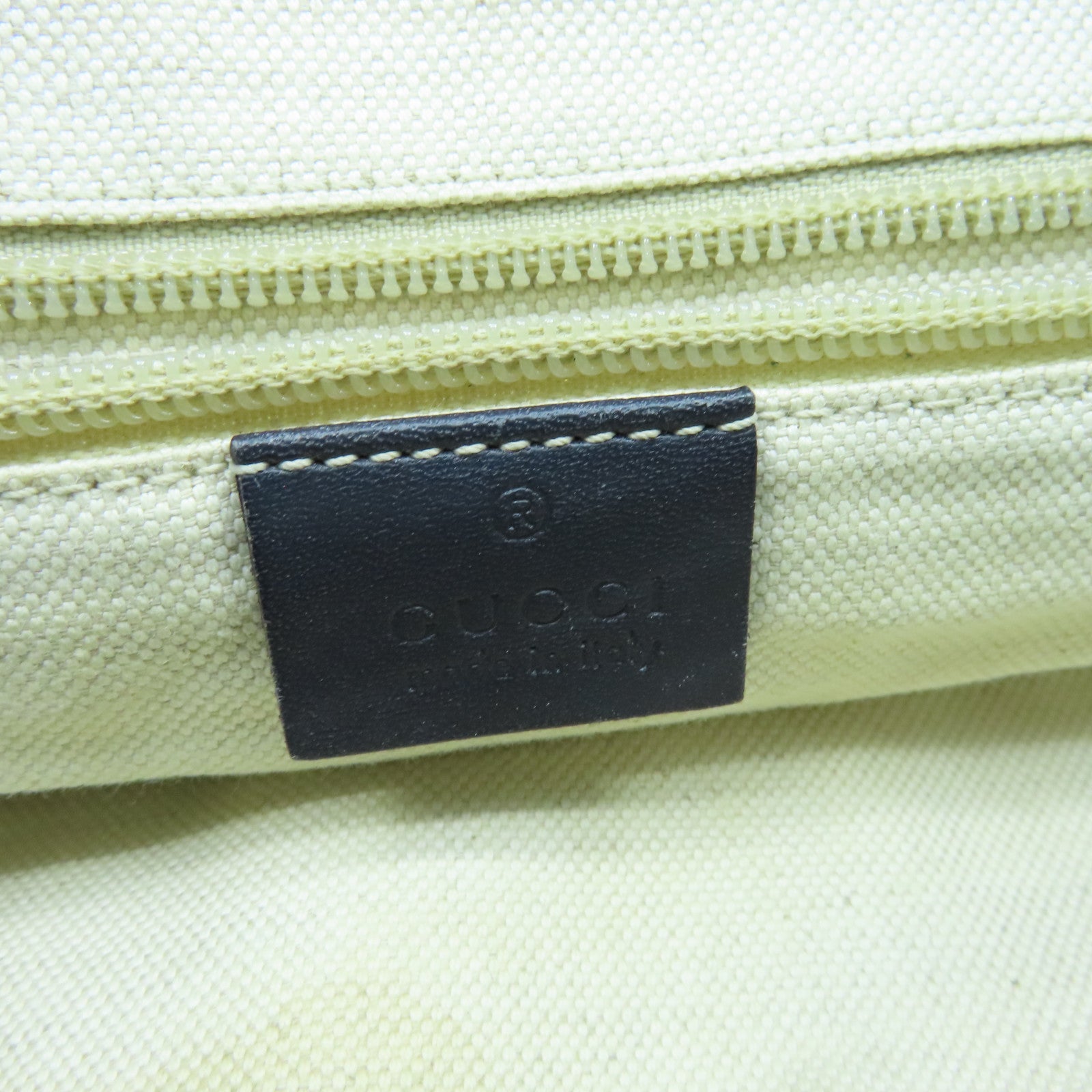 GUCCI 塗層帆布Rucksack銀扣背包藍色