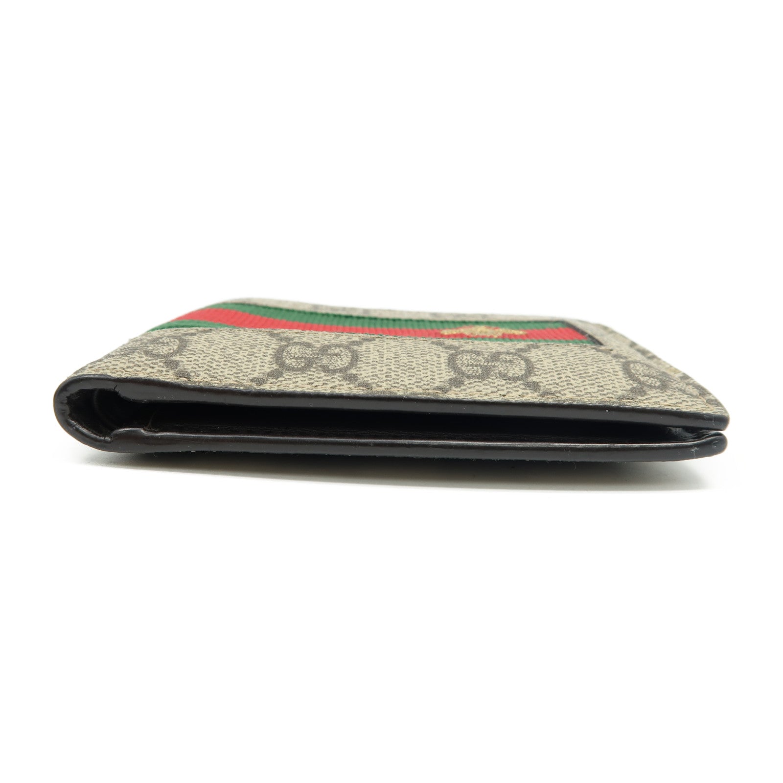 GUCCI 塗層帆布Ophidia GG Wallet錢包啡色