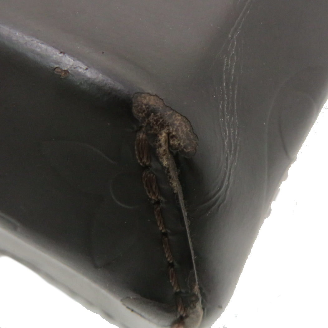 LOUIS VUITTON 【激减优惠】Monogram Glace Steve银扣链带肩背袋啡色