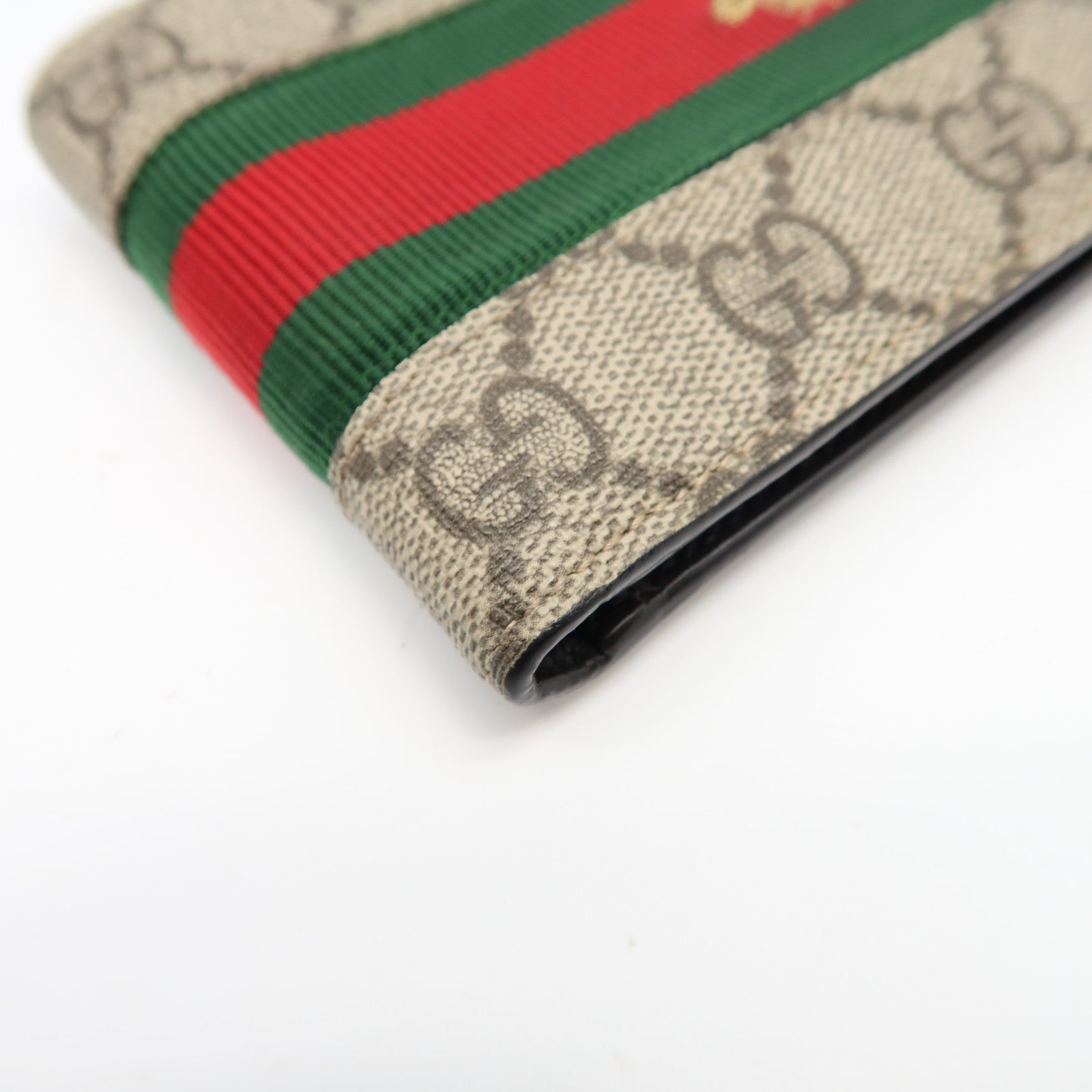 GUCCI 塗層帆布Ophidia GG Wallet錢包啡色