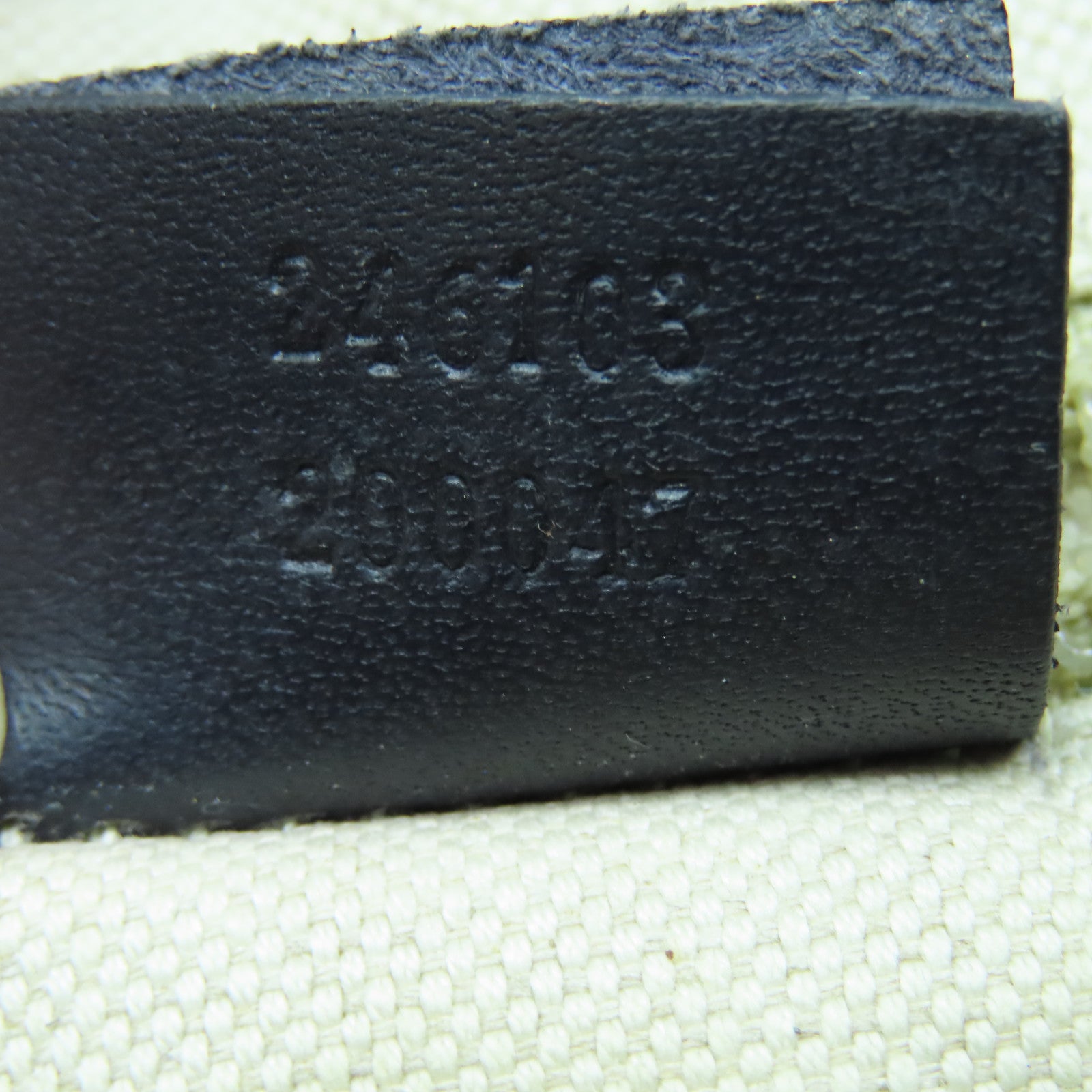 GUCCI 塗層帆布Rucksack銀扣背包藍色