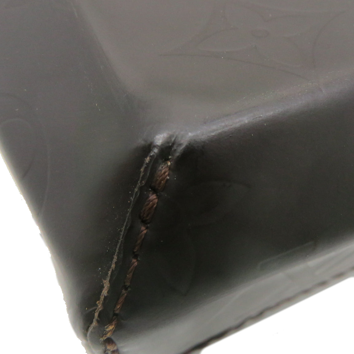 LOUIS VUITTON 【激减优惠】Monogram Glace Steve银扣链带肩背袋啡色