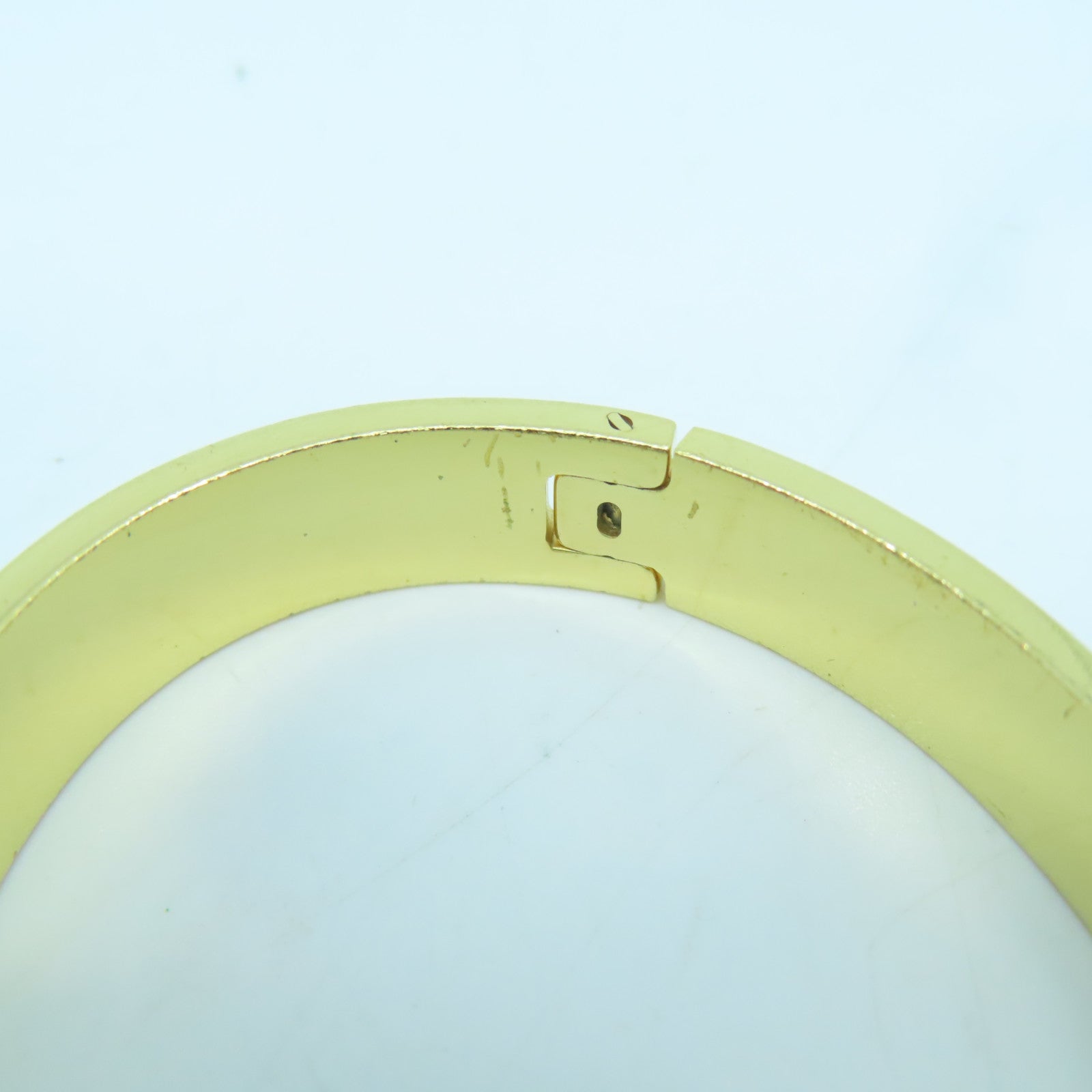 FENDI 金屬Bangle金扣手鐲金色