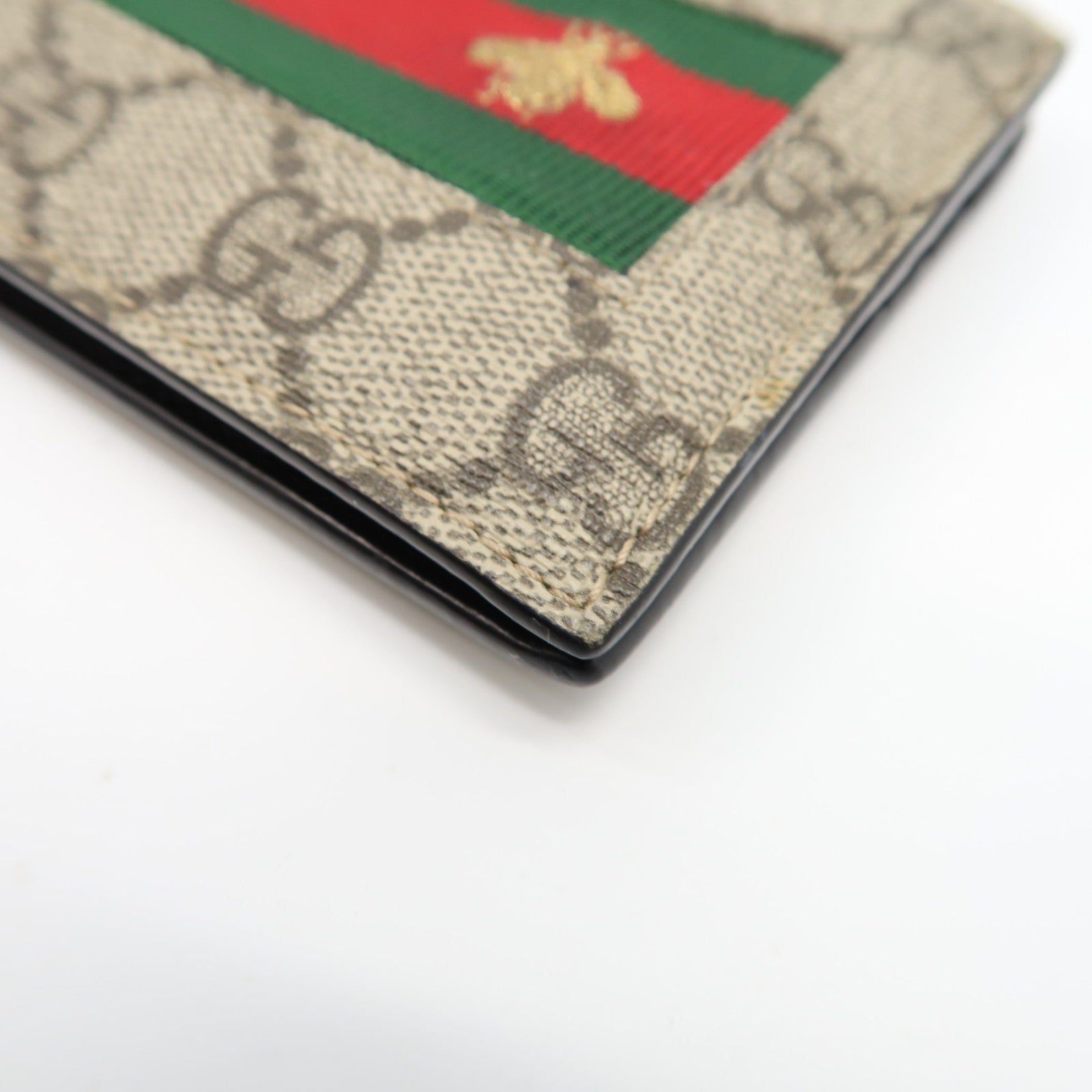 GUCCI 塗層帆布Ophidia GG Wallet錢包啡色