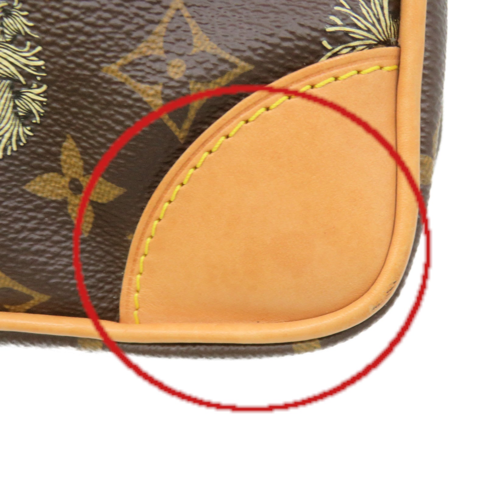 LOUIS VUITTON Monogram Christopher Nemeth Amazon金扣肩背袋Brown