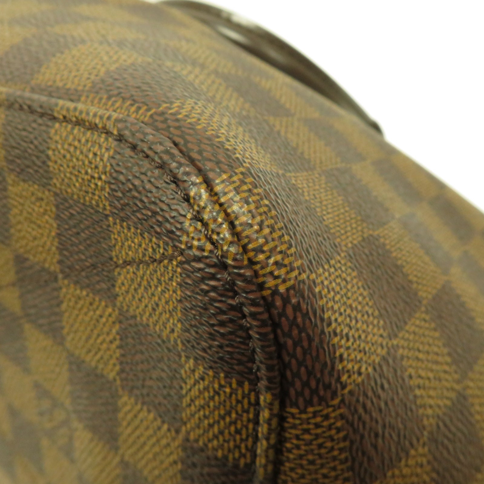 LOUIS VUITTON Damier Siena 2way Shoulder Bag金扣手挽肩背兩用袋啡色