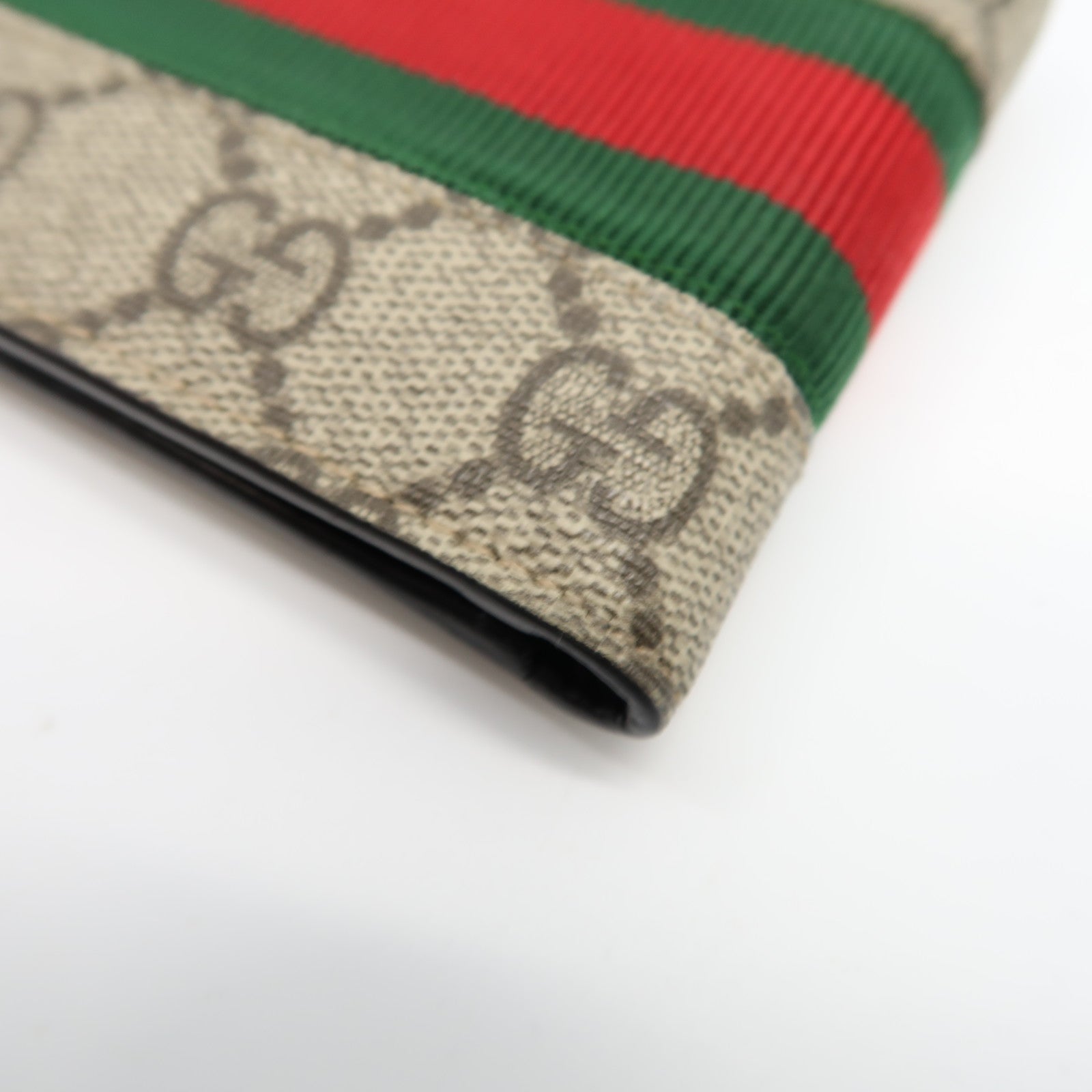 GUCCI 塗層帆布Ophidia GG Wallet錢包啡色