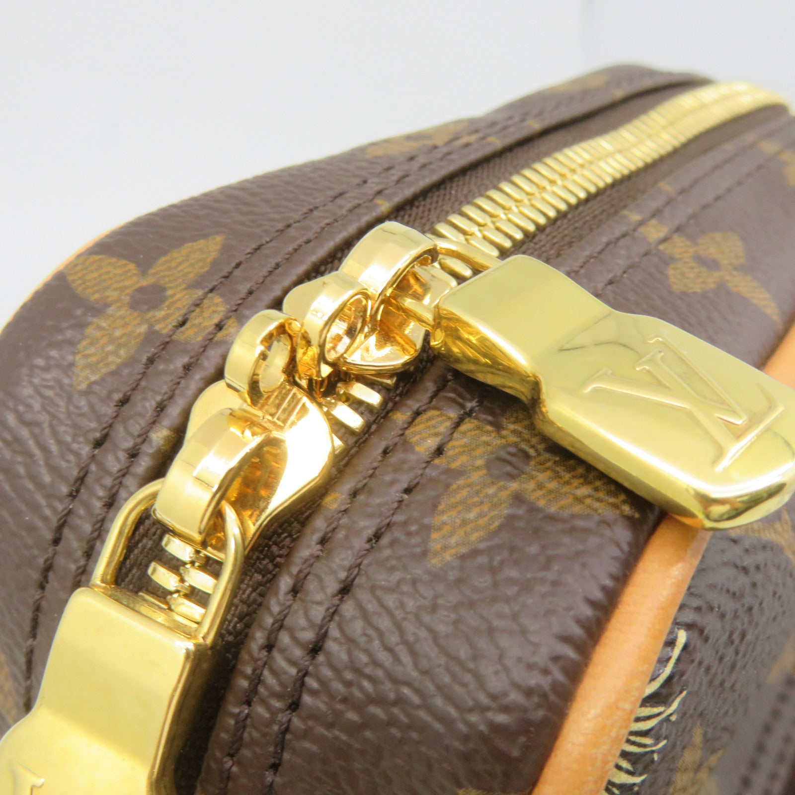 LOUIS VUITTON Monogram Christopher Nemeth Amazon金扣肩背袋Brown