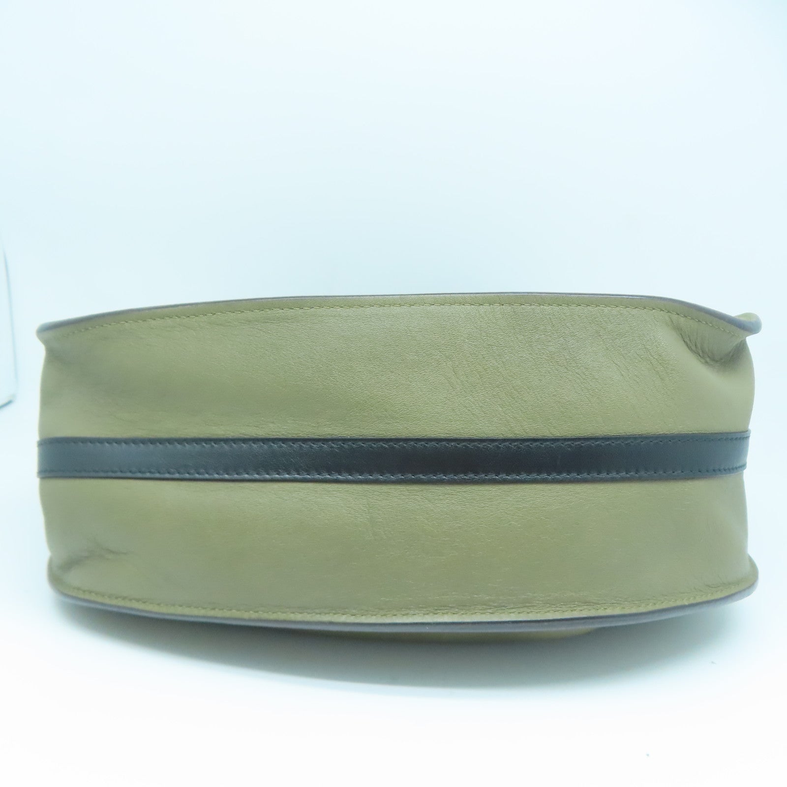 Chloe 牛皮皮革Shoulder Bag金扣肩背袋绿色