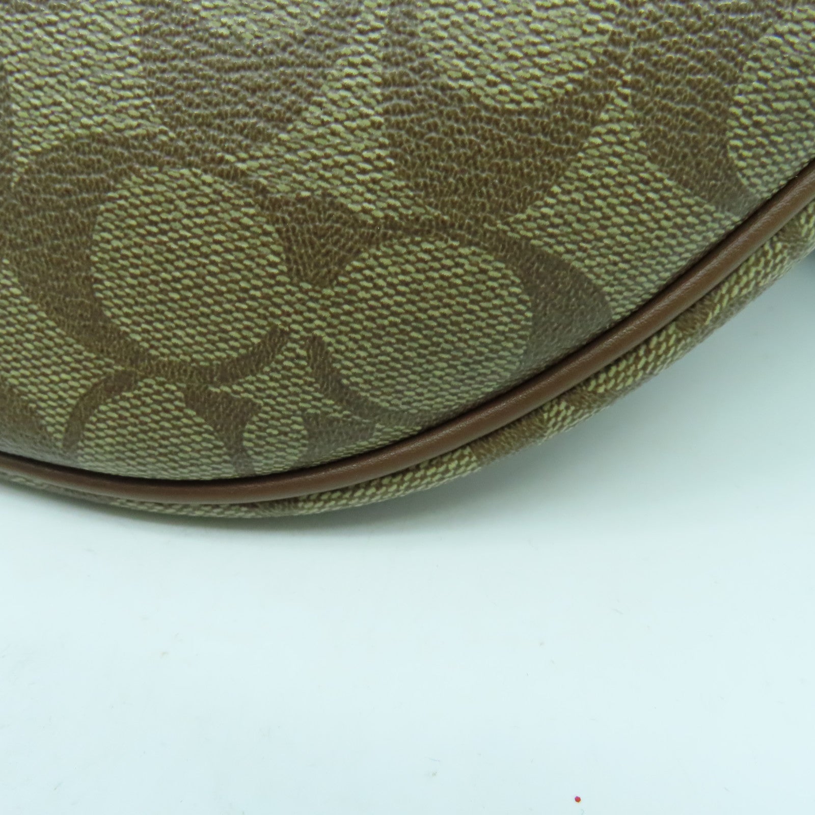COACH 塗層帆布Waist Bag金扣腰包啡色