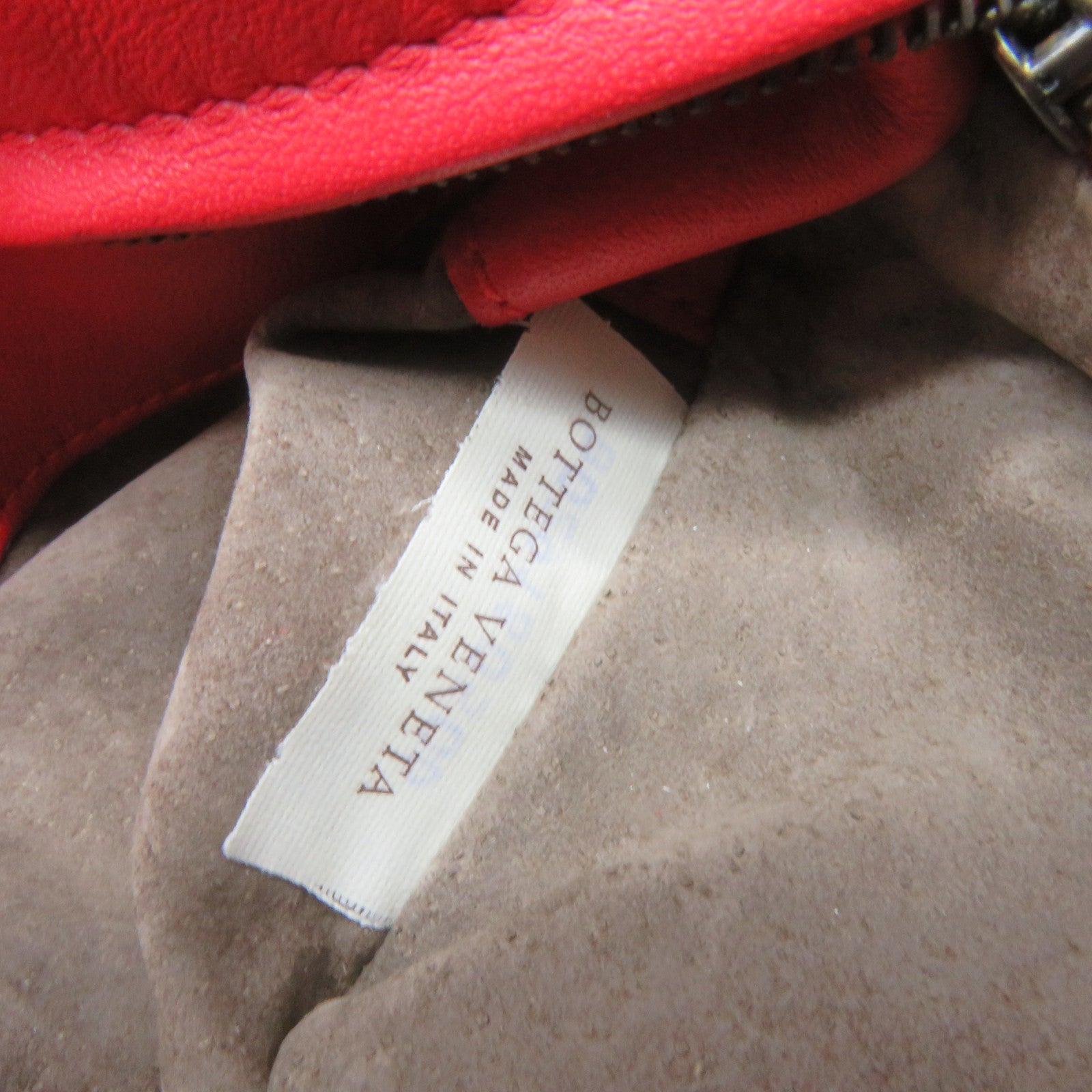 BOTTEGA VENETA 織紋皮革Tote Bag手挽袋紅色
