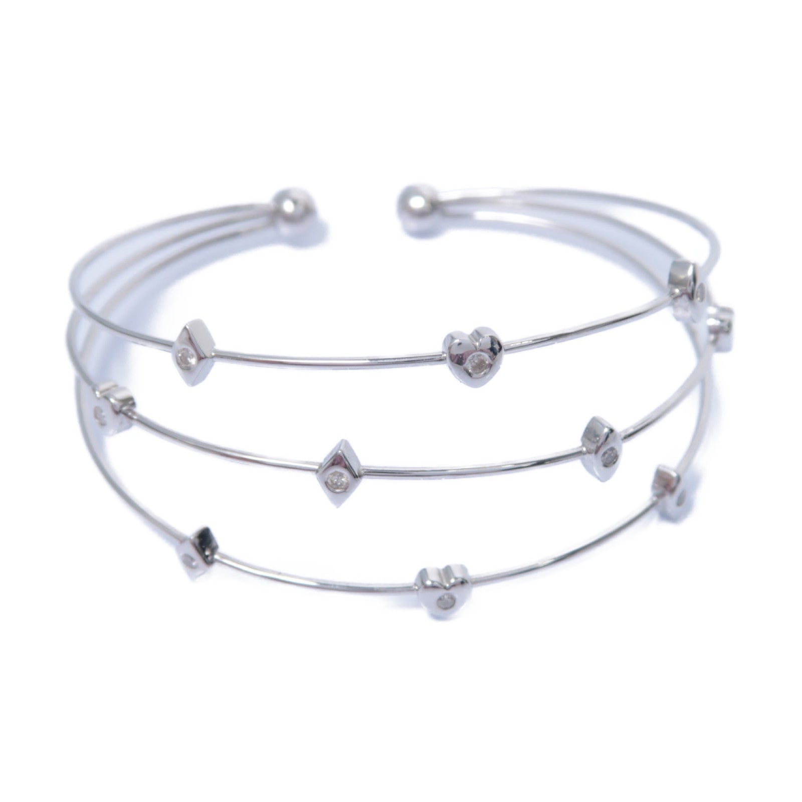JEWELRY 18K白金Diamond Bracelet鑽石手鐲