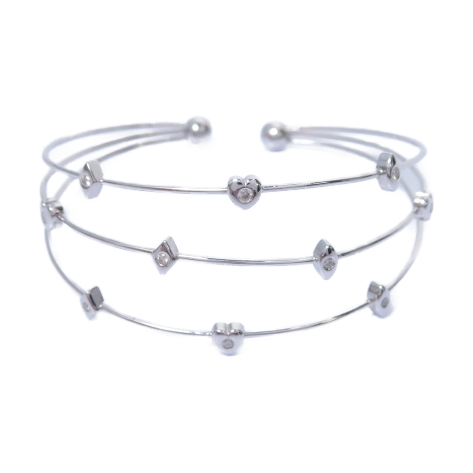 JEWELRY 18K白金Diamond Bracelet鑽石手鐲