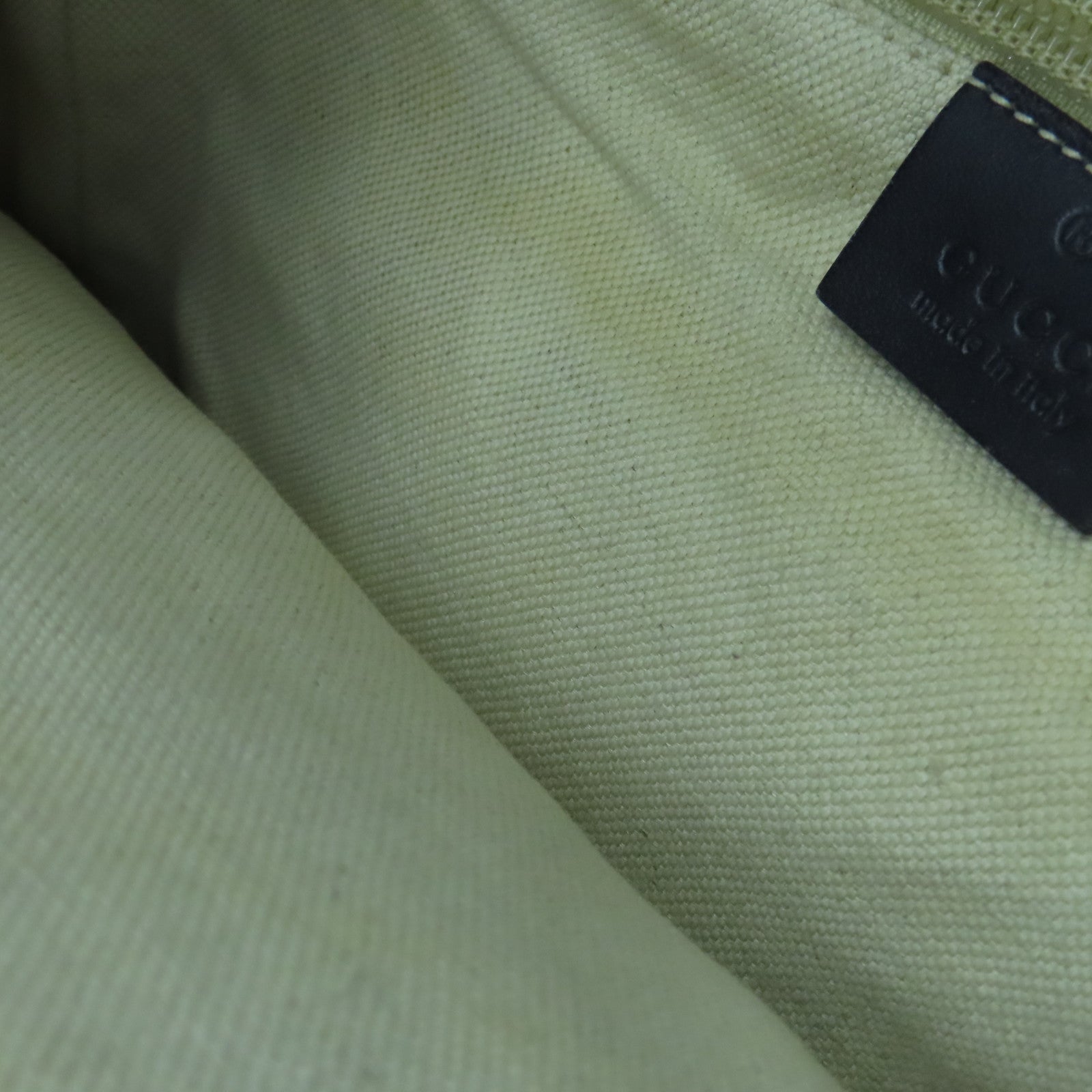 GUCCI 塗層帆布Rucksack銀扣背包藍色