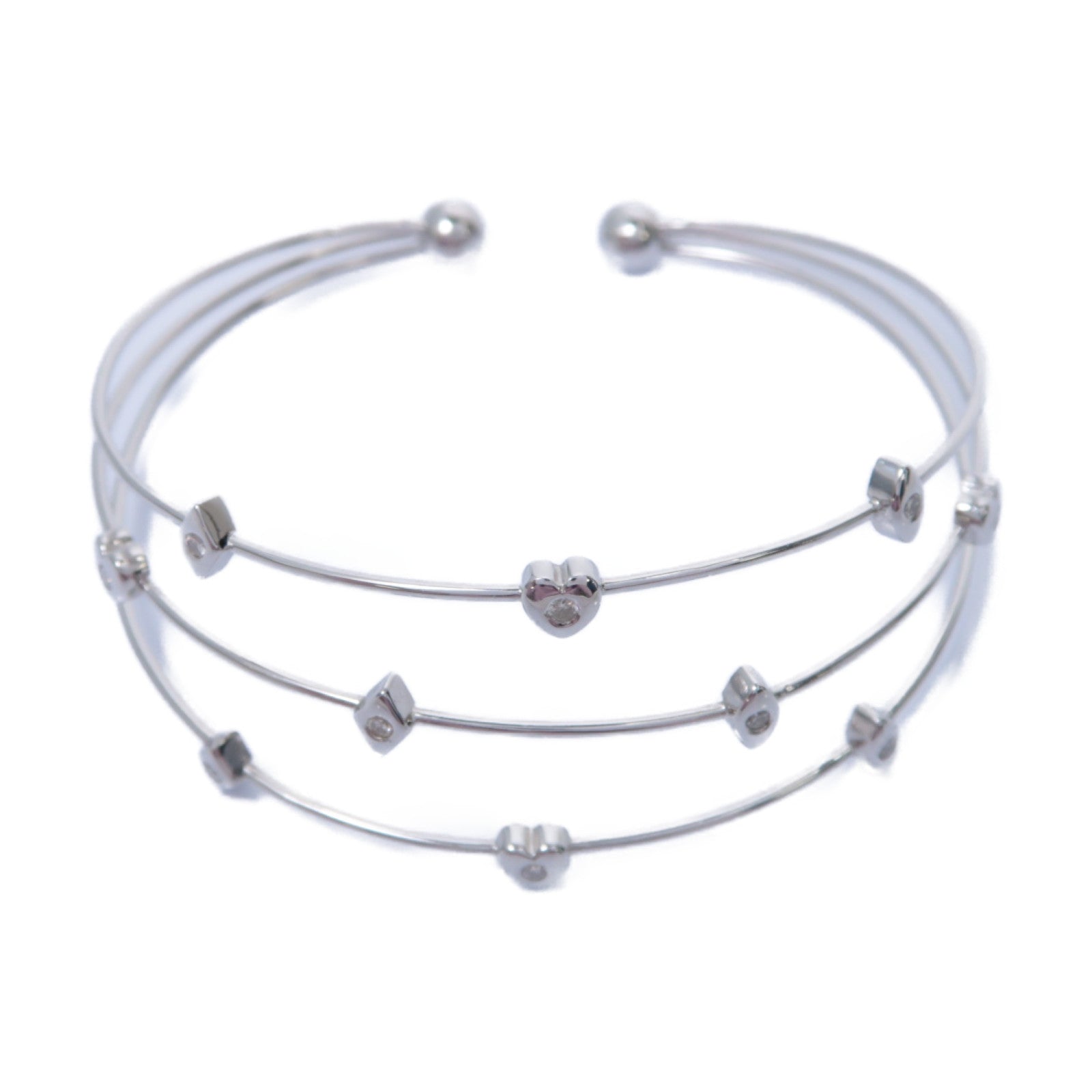 JEWELRY 18K白金Diamond Bracelet鑽石手鐲
