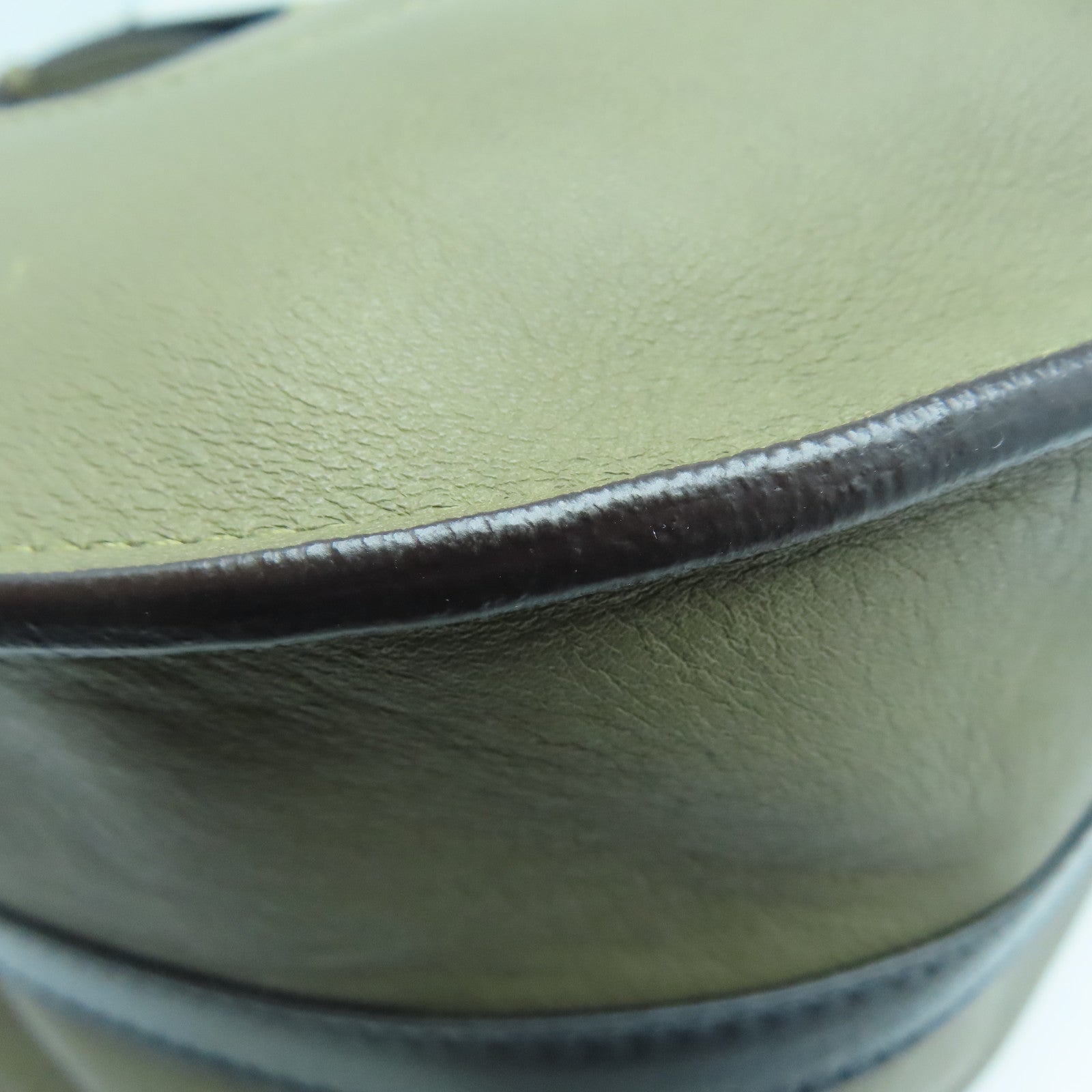 Chloe 牛皮皮革Shoulder Bag金扣肩背袋绿色