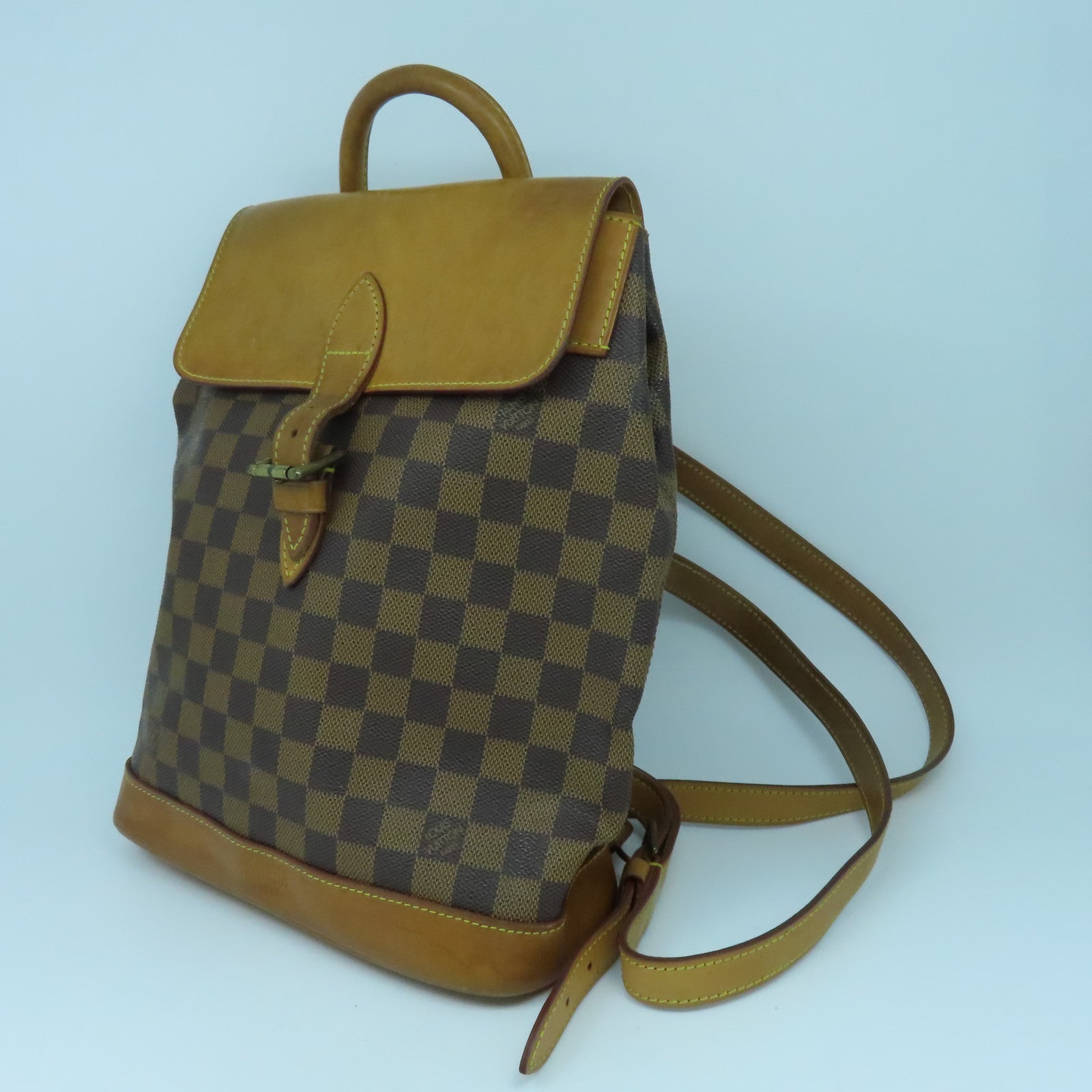LOUIS VUITTON 【激減優惠】Damier Arlequin Rucksack金扣背包啡色