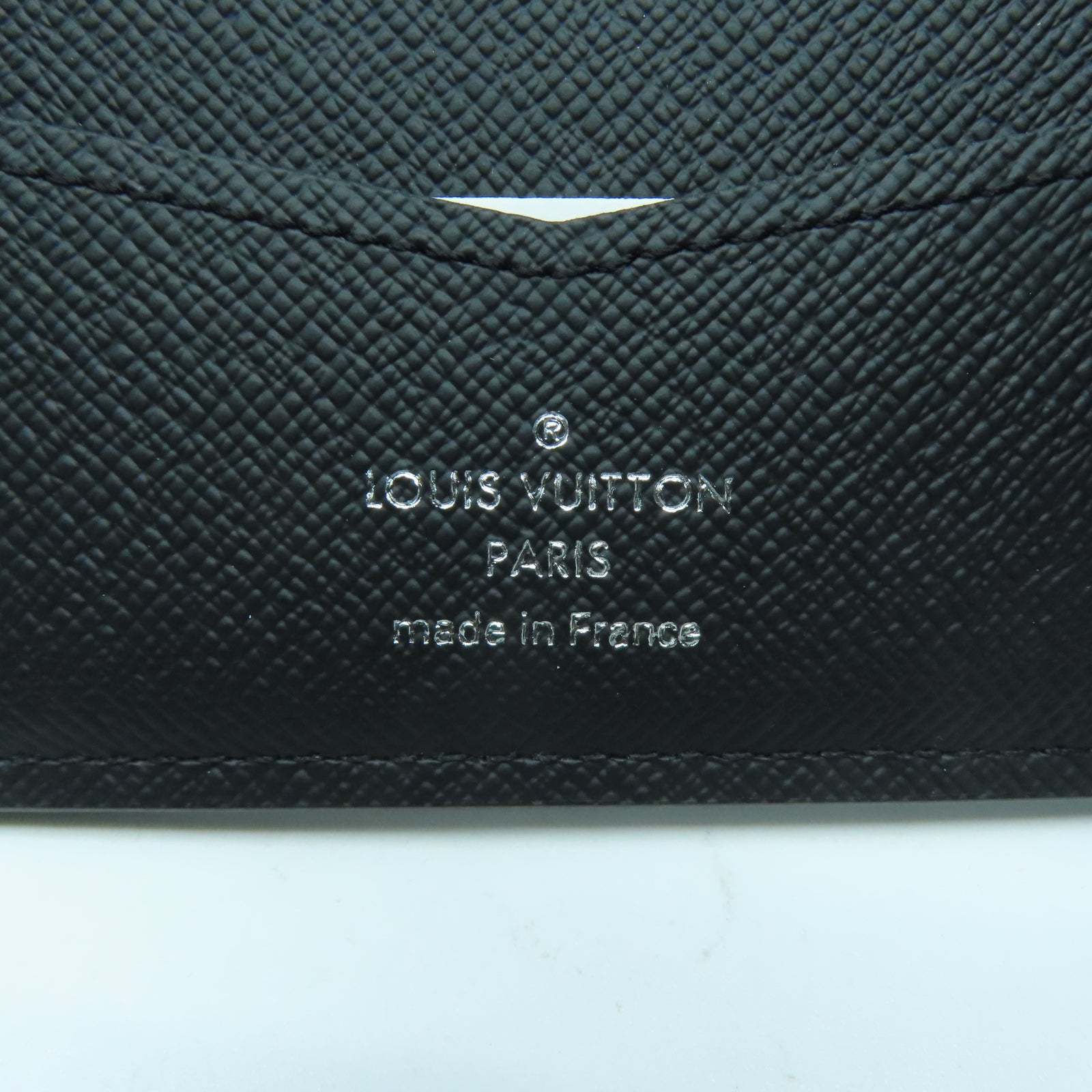 LOUIS VUITTON Monogram Eclipse Slender錢包黑色