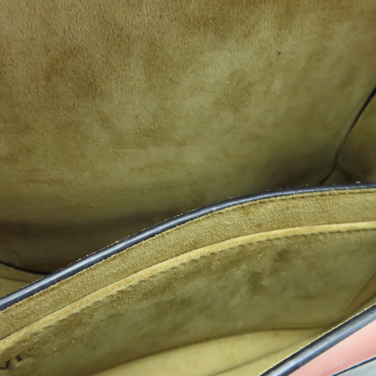 LOEWE 牛皮皮革Gate金扣肩背袋橙色/黑色