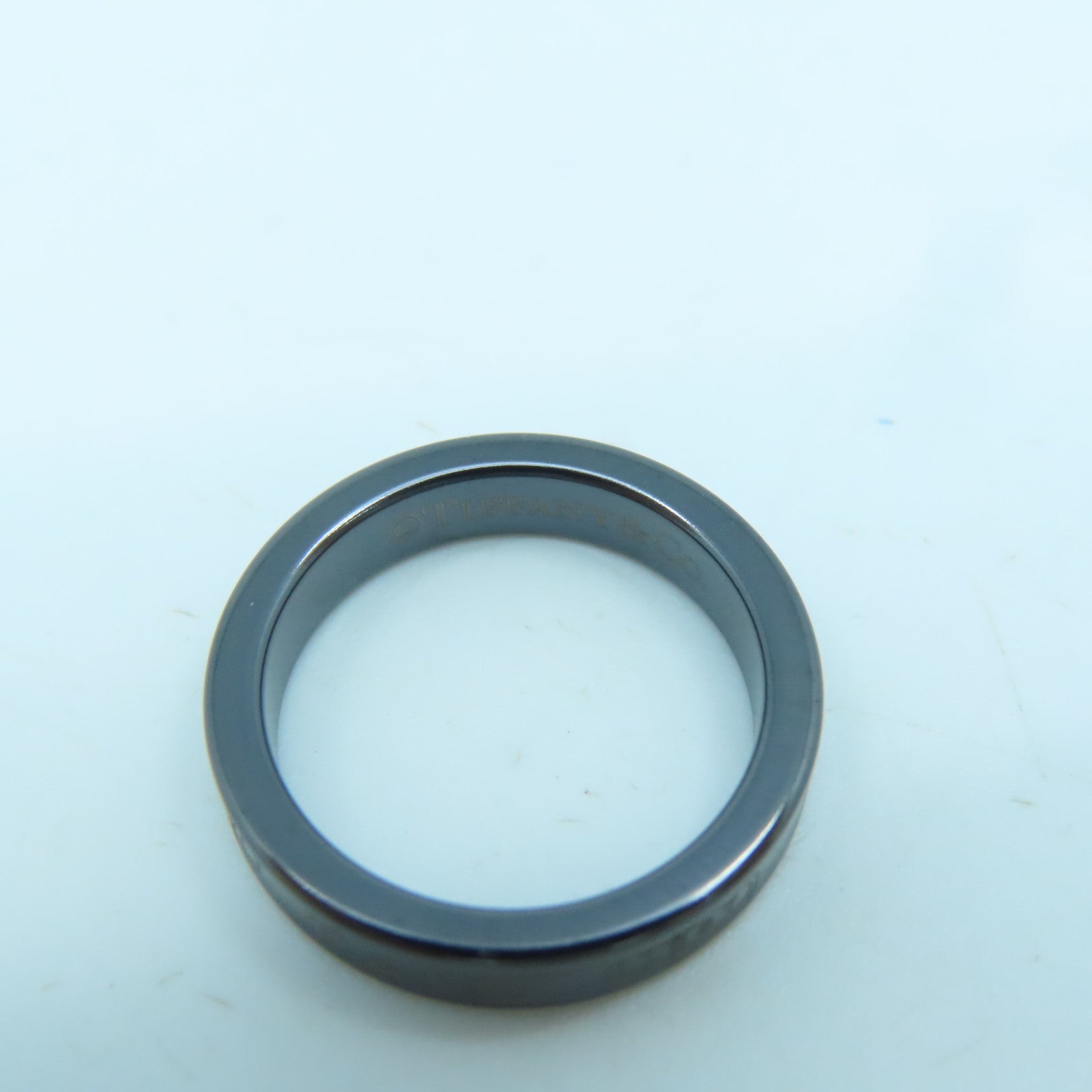 TIFFANY＆CO 陶瓷1837 Ring戒指US#5.25黑色