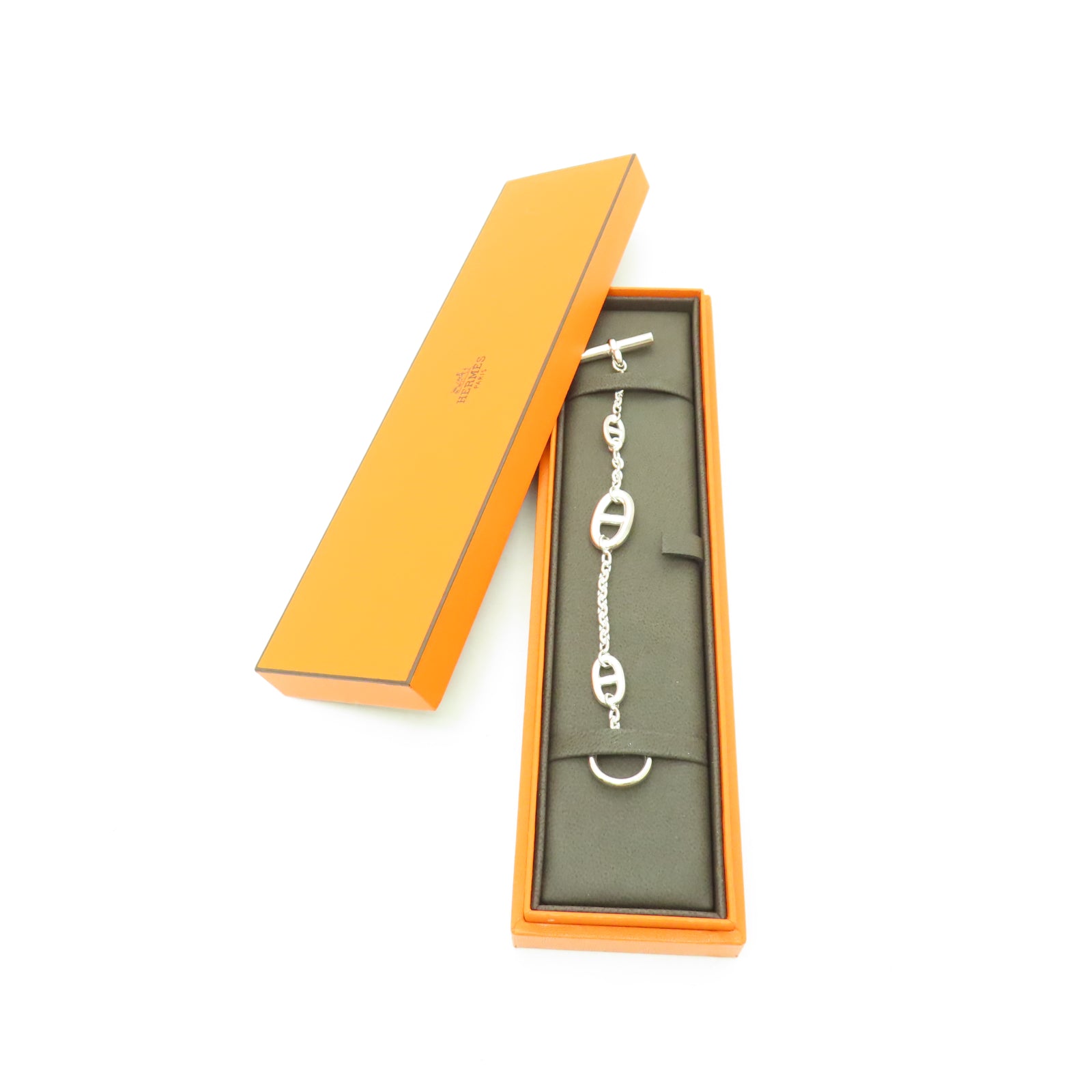HERMES 925純銀Chaine D'ancre Bracelet手鏈
