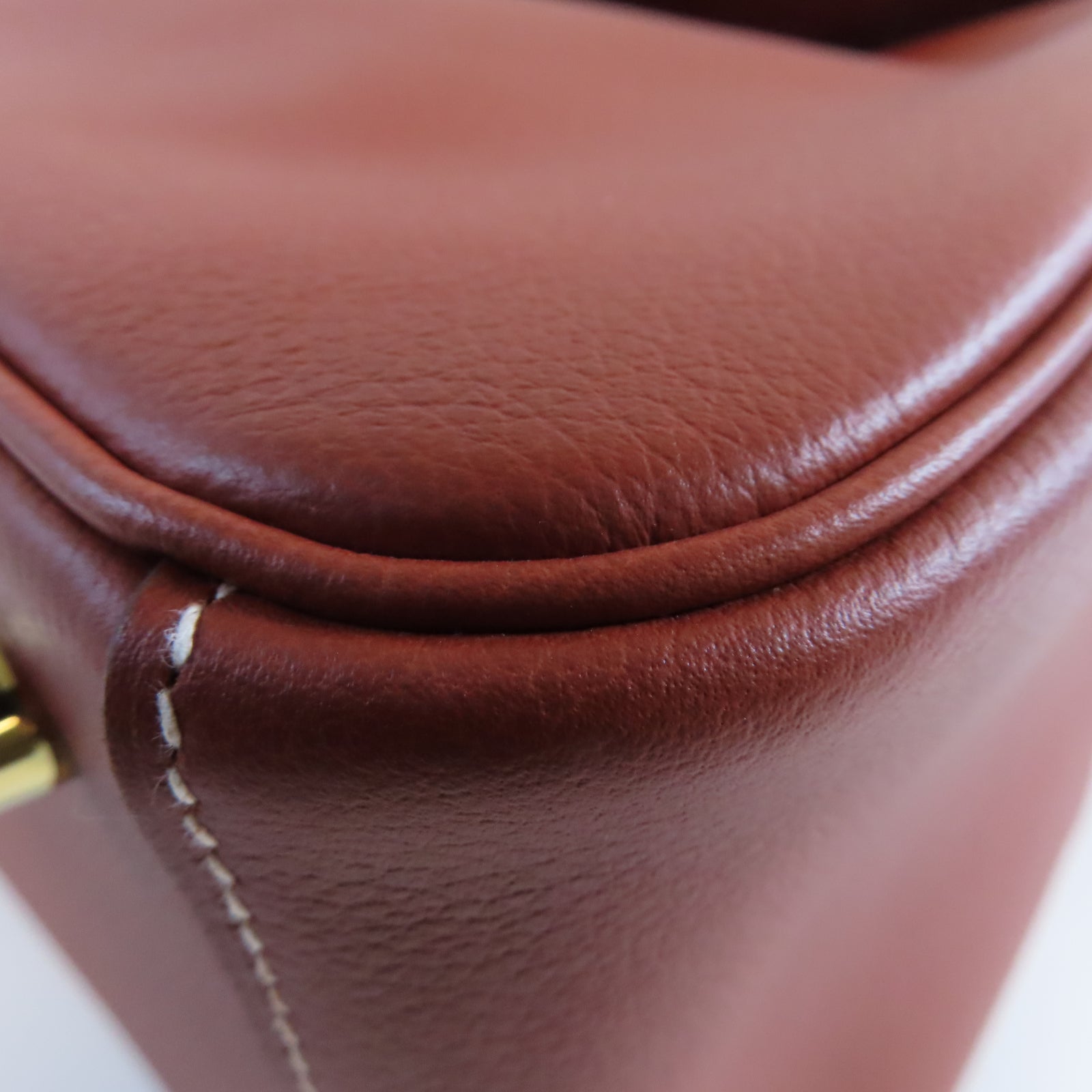 HERMES Evercolor皮革Lindy 26金扣手挽肩背兩用袋Cuivre 南瓜色